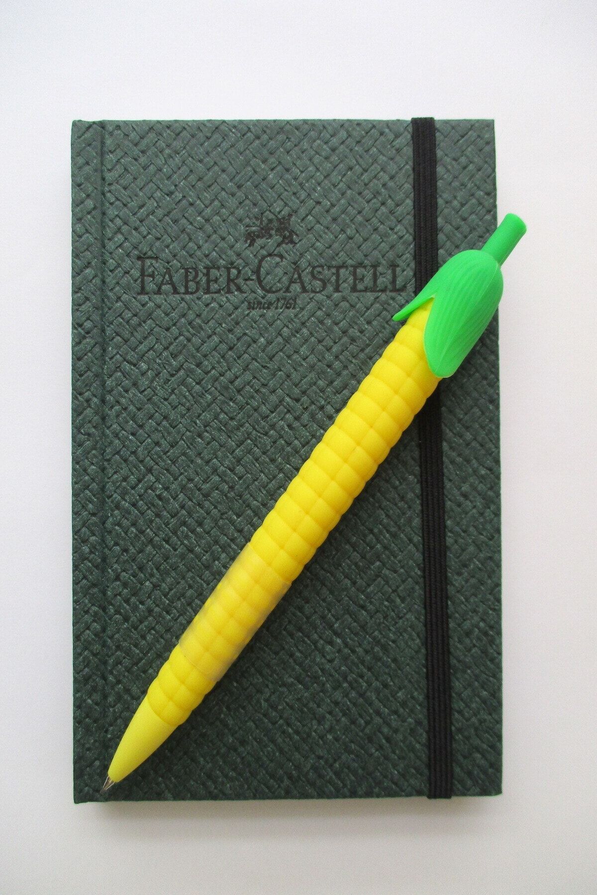 Faber Castell A6 Bambu Kareli Ajanda Ve Silikon Mısır Versatil 0.7m Kalem