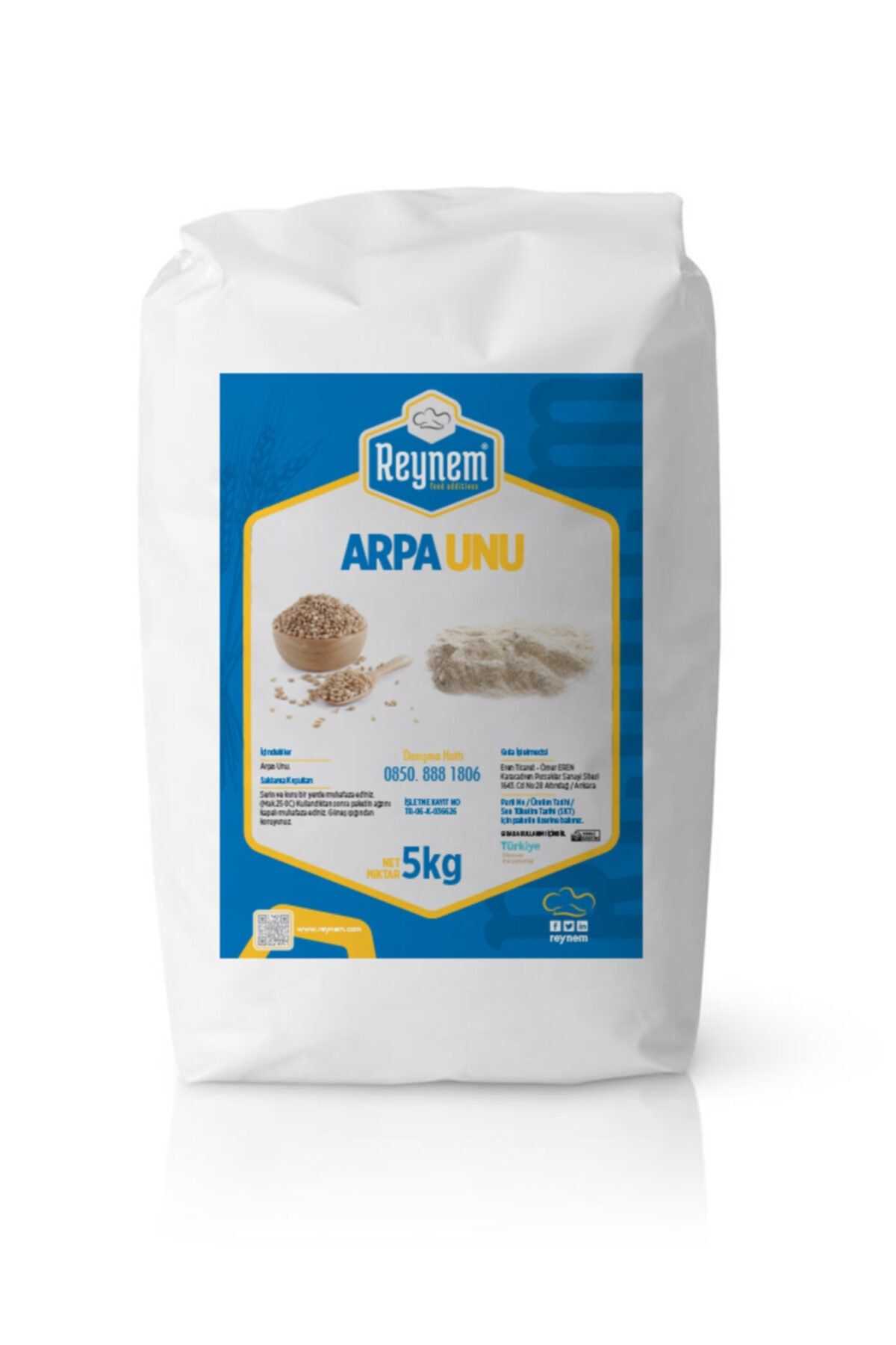 REYNEM FOOD ADDİTİVES Reynem Arpa Unu 5 Kg