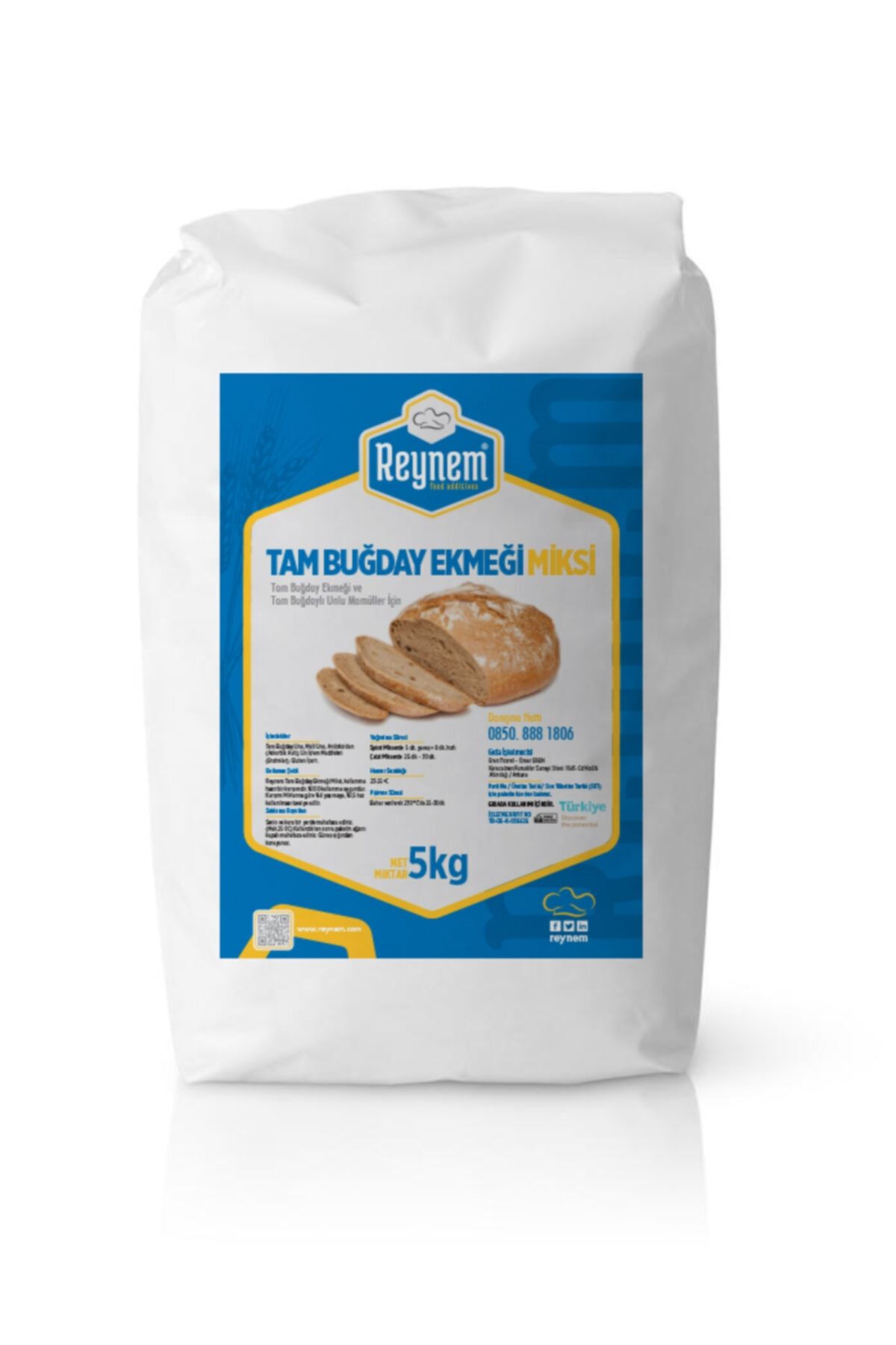 REYNEM FOOD ADDİTİVES Tam Buğday Miksi 5 Kg