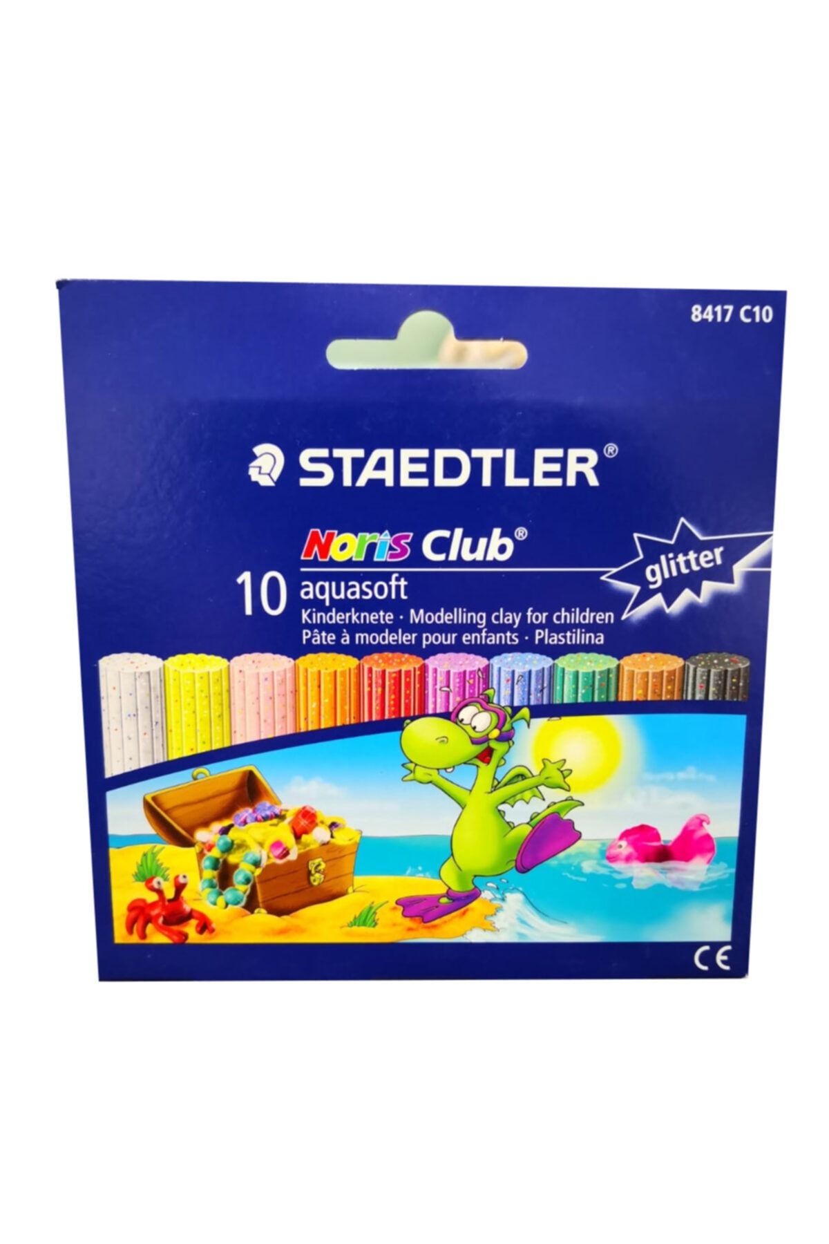 Staedtler Norıs Club Yüzen Model Hamuru 10 Renk Simli