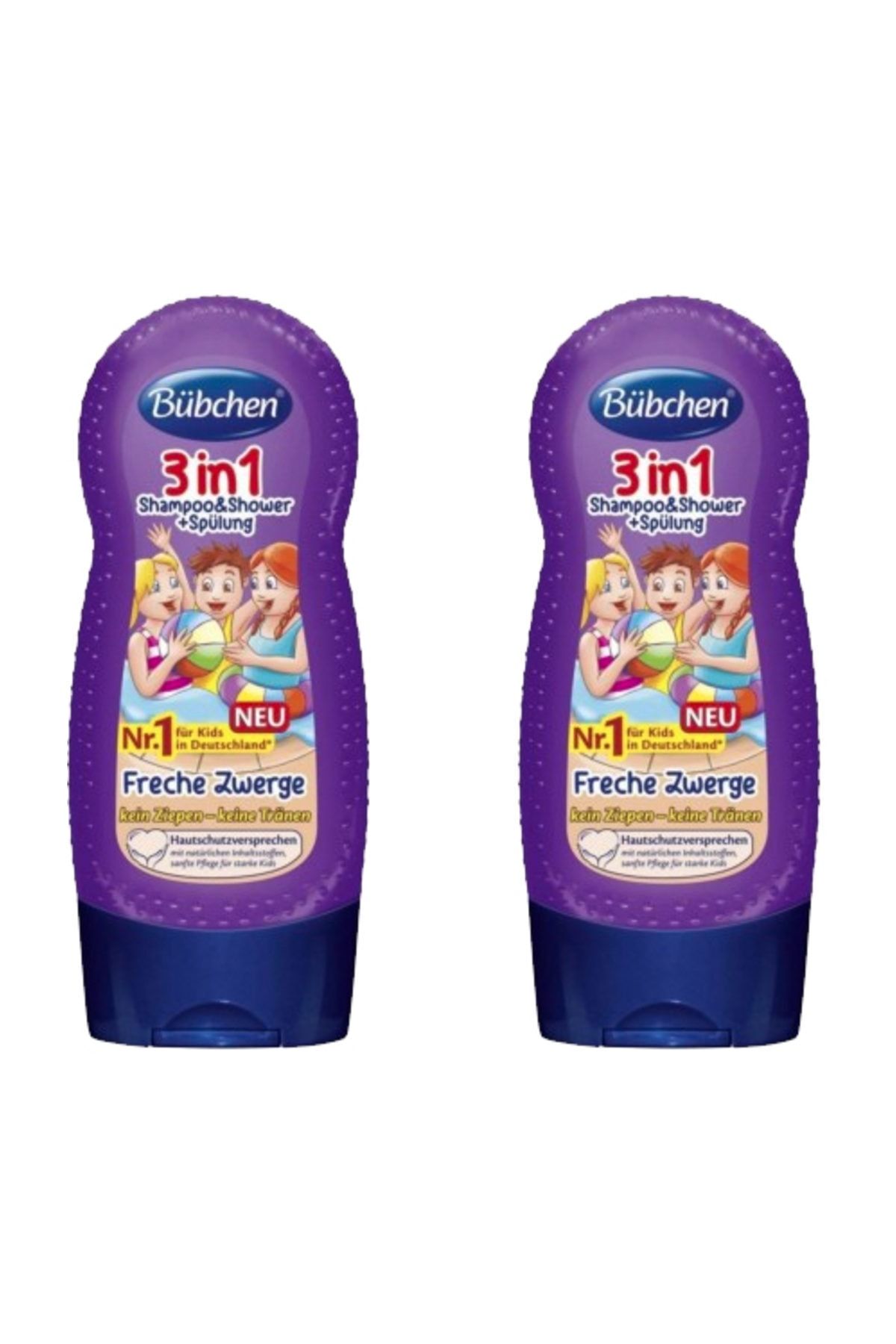 Bübchen 3ü 1 Arada Çocuk Şampuanı Ve Duş Jeli 230 Ml X 2 Adet
