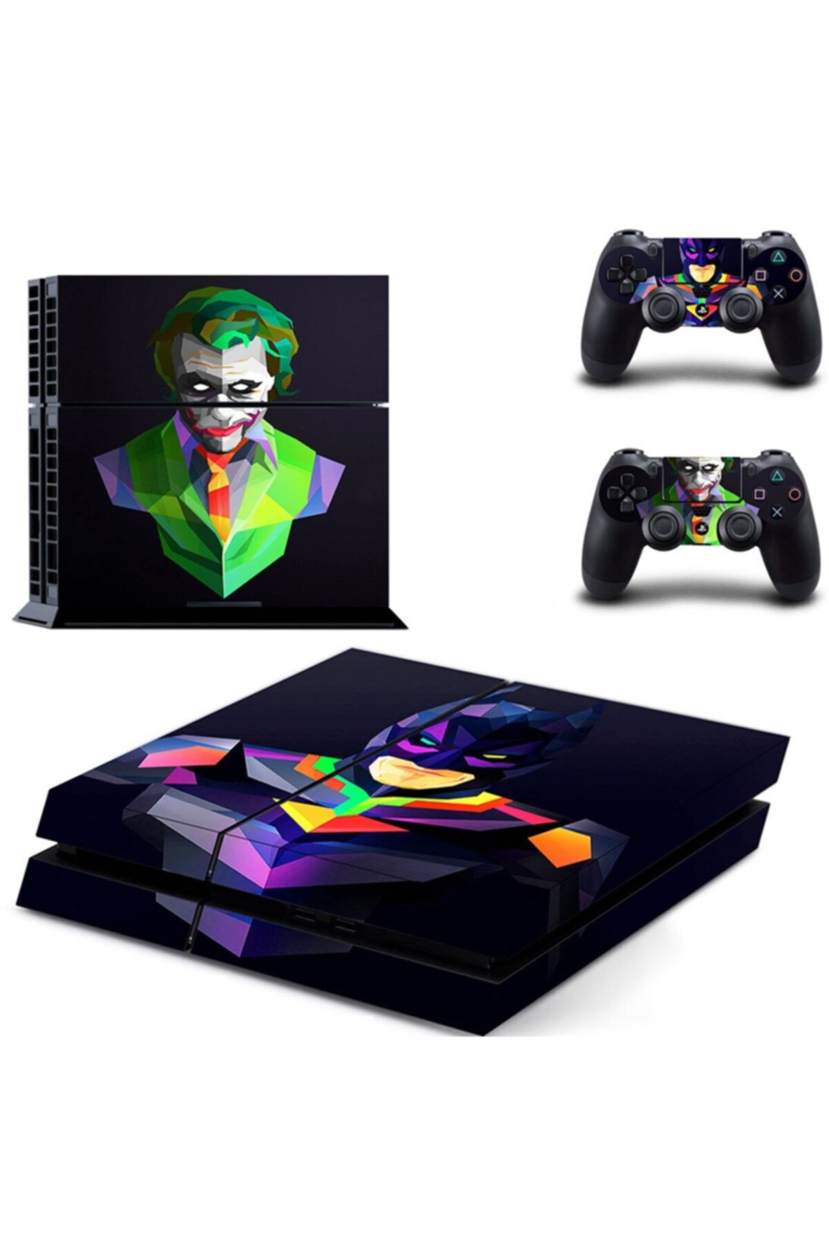 KT Decor Batman & Joker Playstation 4 Fat Sticker Kaplama Bj-01