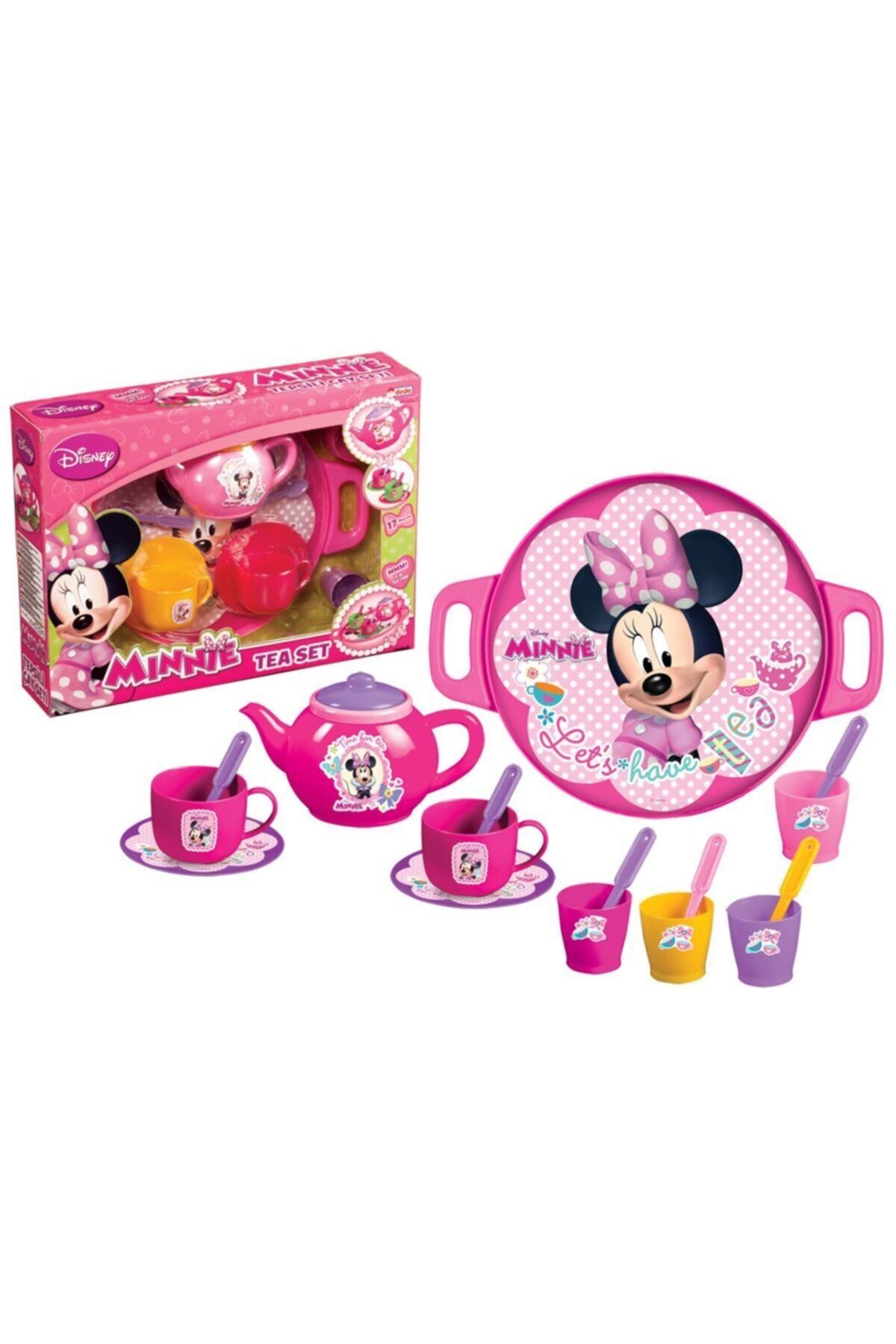disney mickey mouse minnie mouse tepsili cay seti fiyati yorumlari trendyol