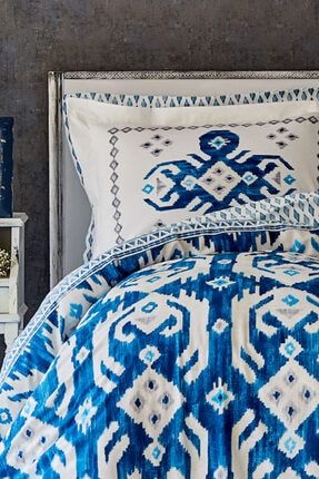 Karaca Home Infinity Lacivert Saten 10 Parca Winter Set Karaca