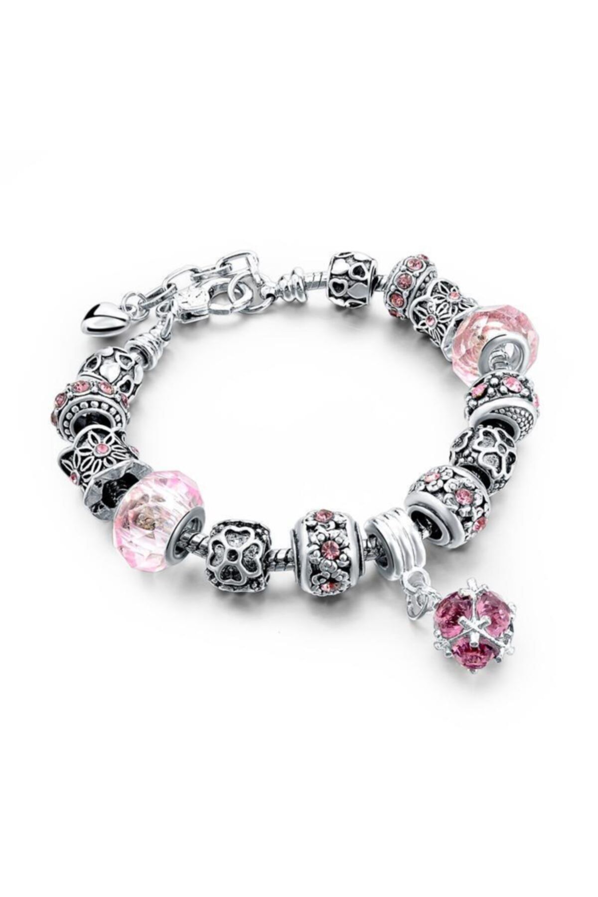KUMI Pandora Model Taşlı Charm 20cm Bayan Bileklik 3