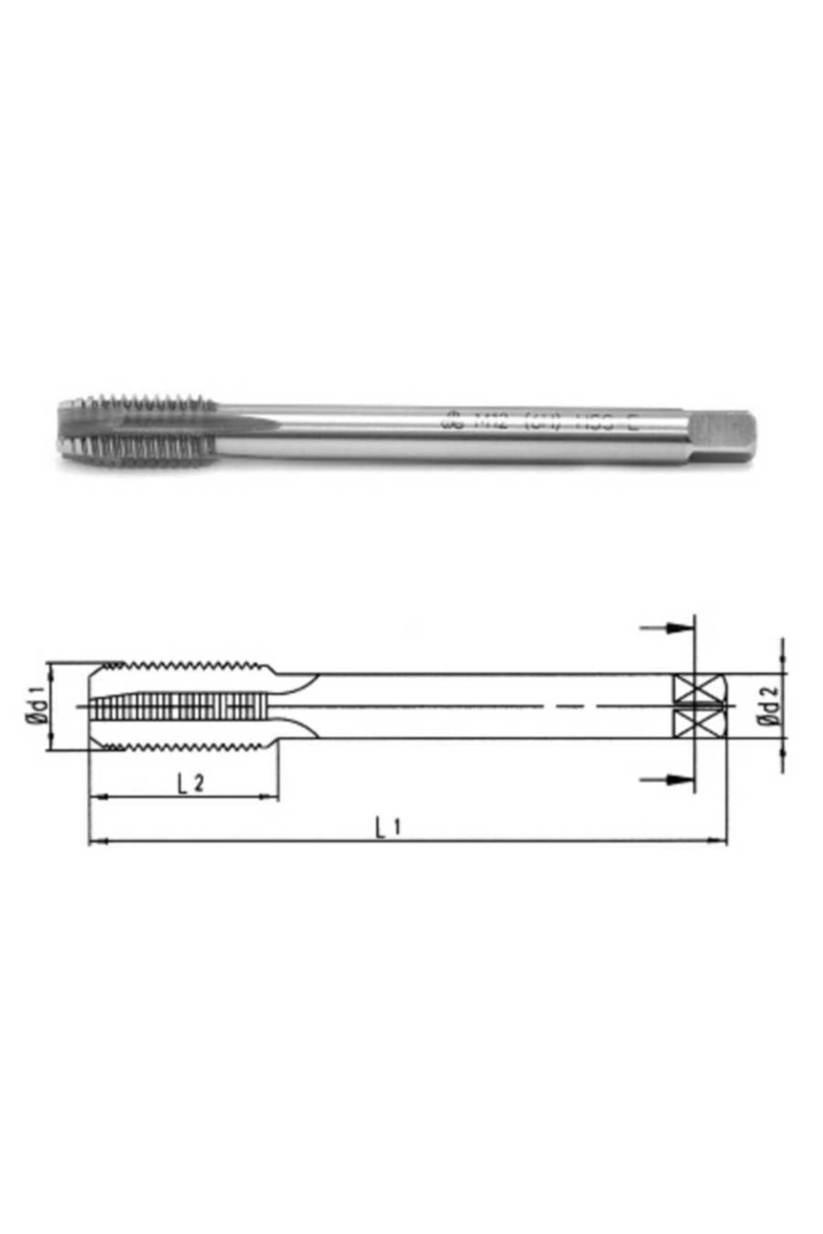 Makina Takım M27 Hss E Din376/c Düz Kanallı Makina Kılavuzu Mte