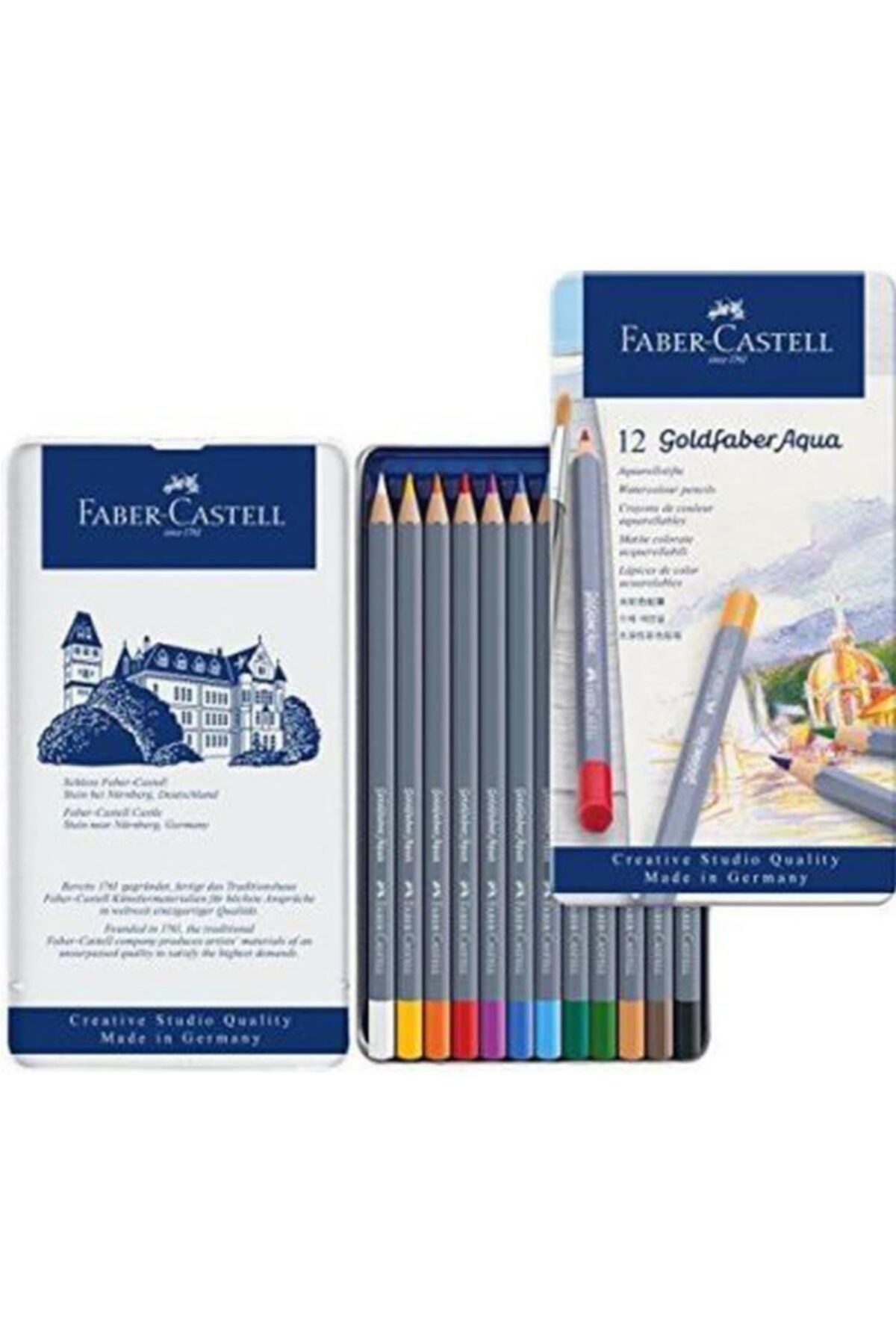 faber castell goldfaber aqua kuru boya kalemi 12 li fiyati yorumlari trendyol