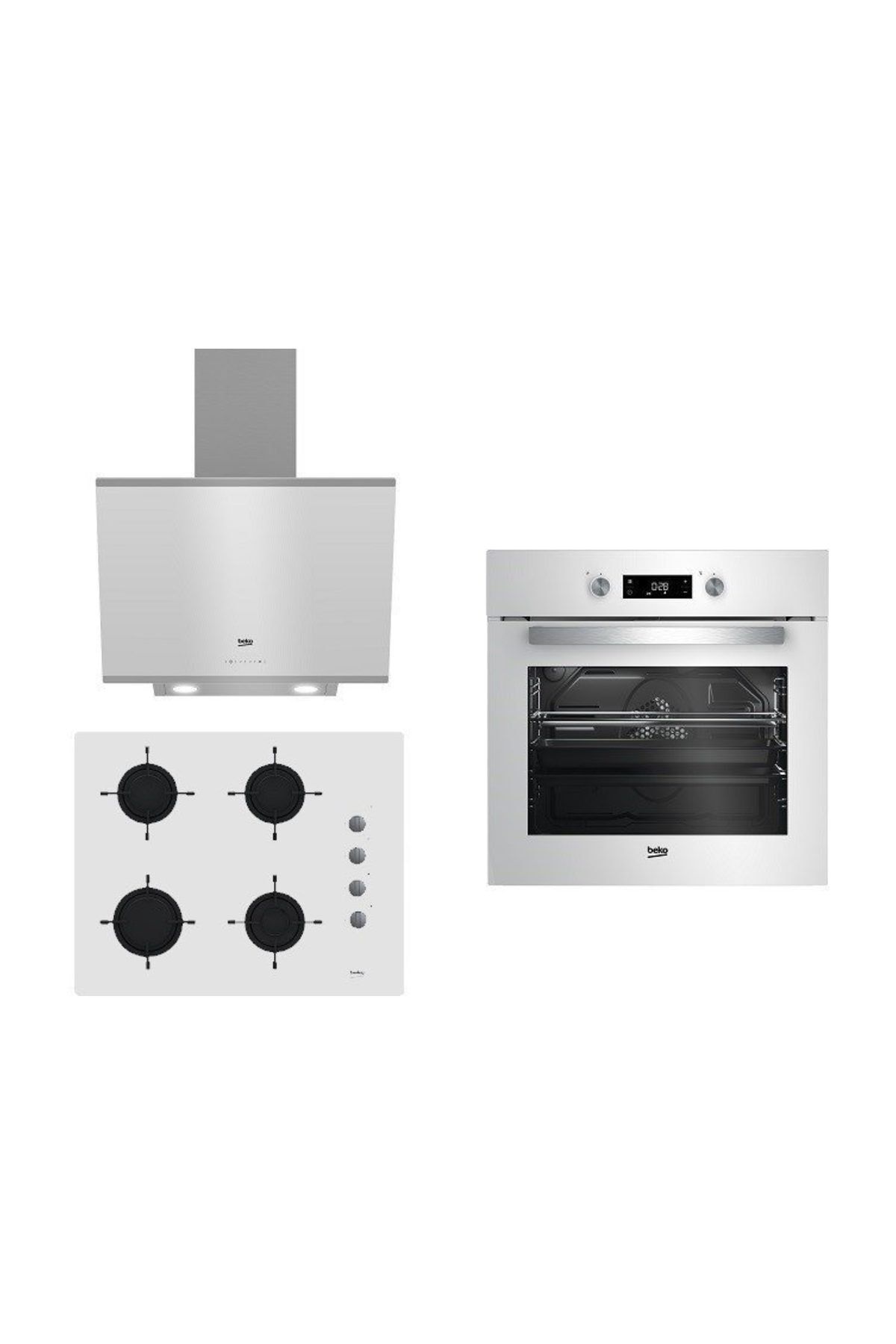 Beko Beyaz Inci Ankastre Set Ade 63640 B Yocg 64135 Db Afe 24300 Trendyol