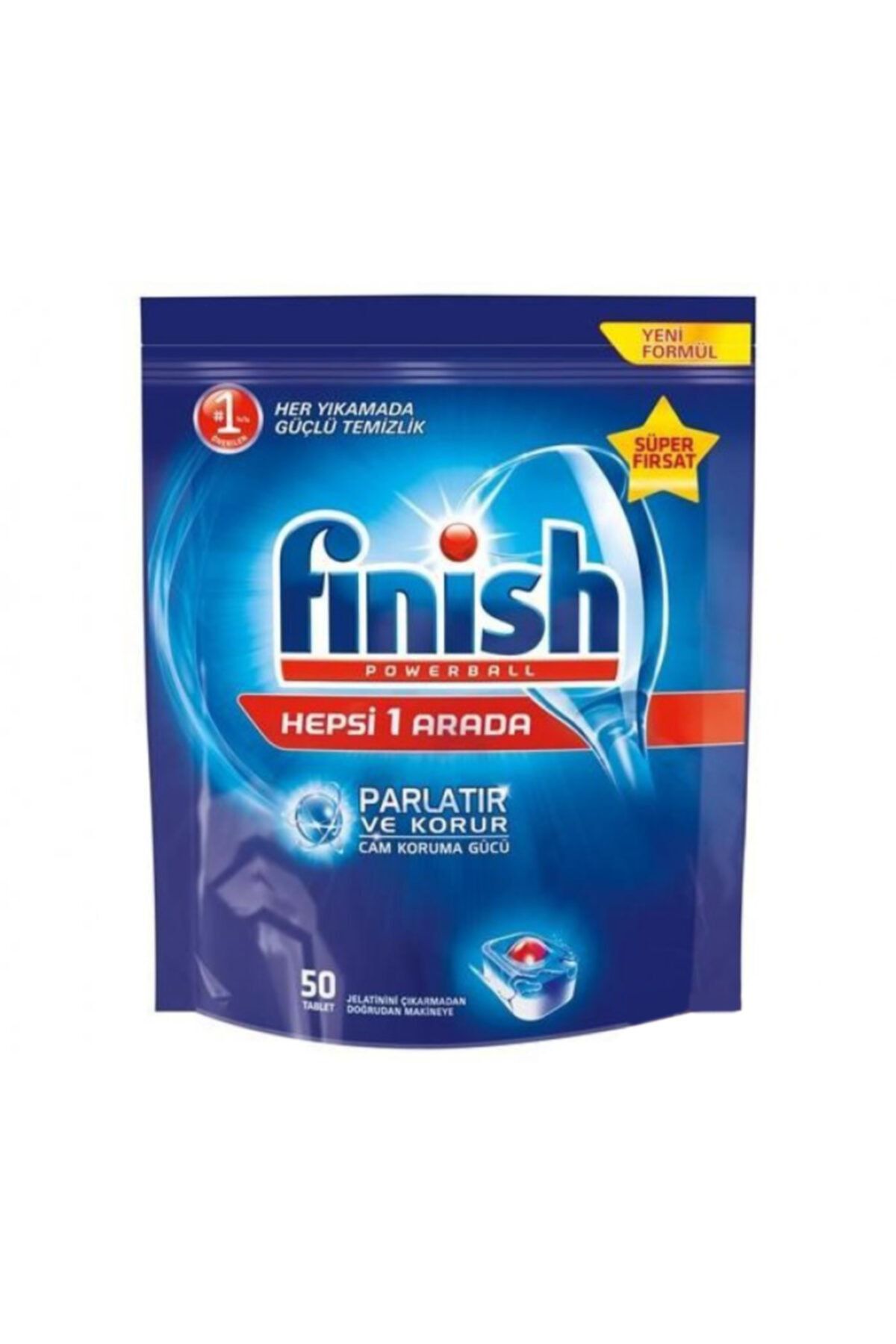Finish Calgonit Hepsi Bir Arada 50'li Tablet - 4'lü Koli