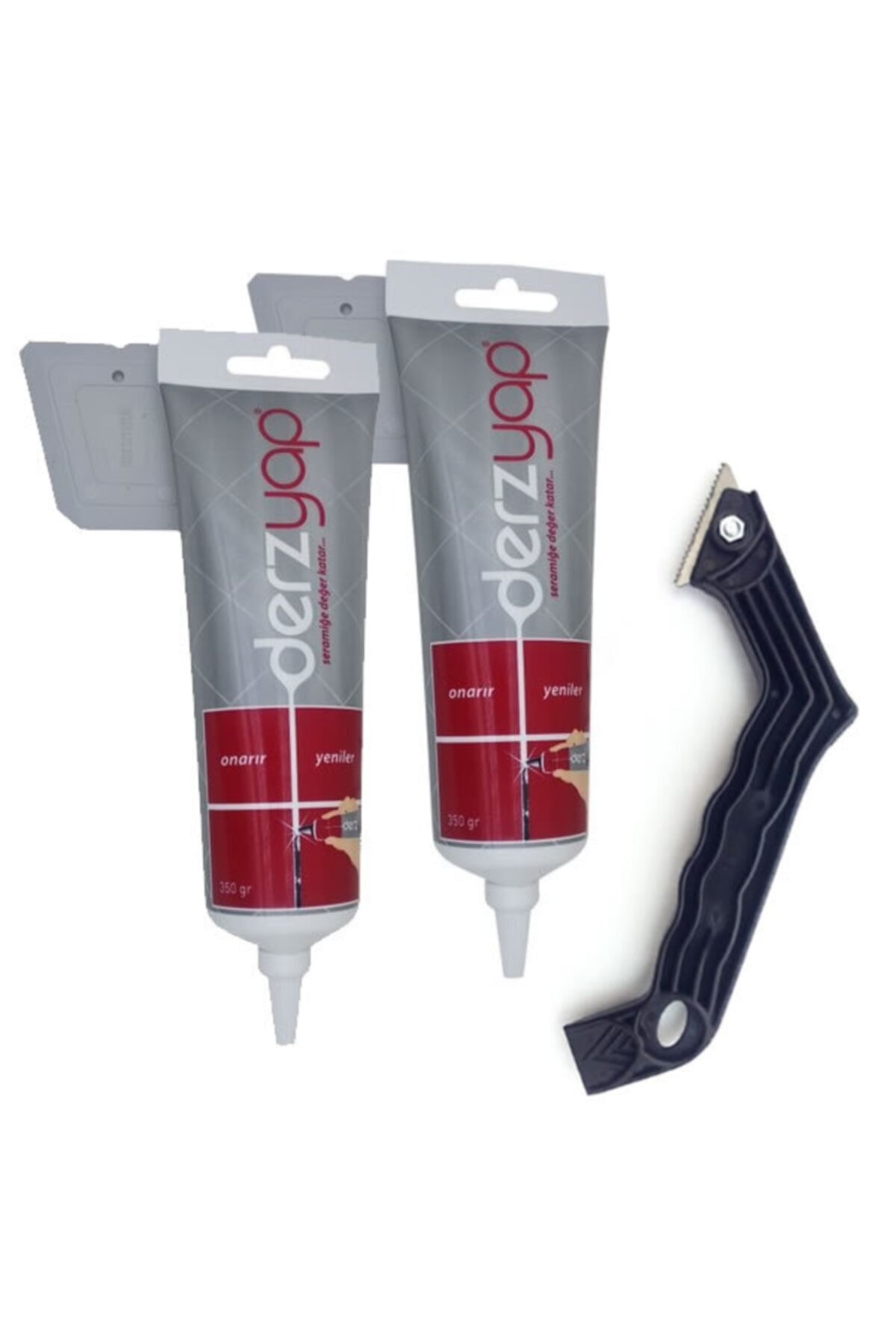 Derzyap Derz Dolgu Tüp 350gr 2 Adet + Derz Kazıyıcı