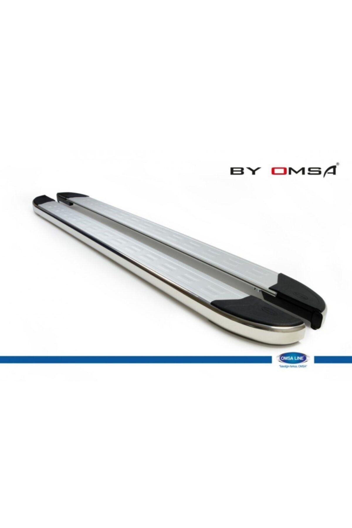 OmsaLine Hyundai Tucson Ms Line Yan Basamak Koruma Aluminyum 2004-2009 Yılları Arası Omsa Line