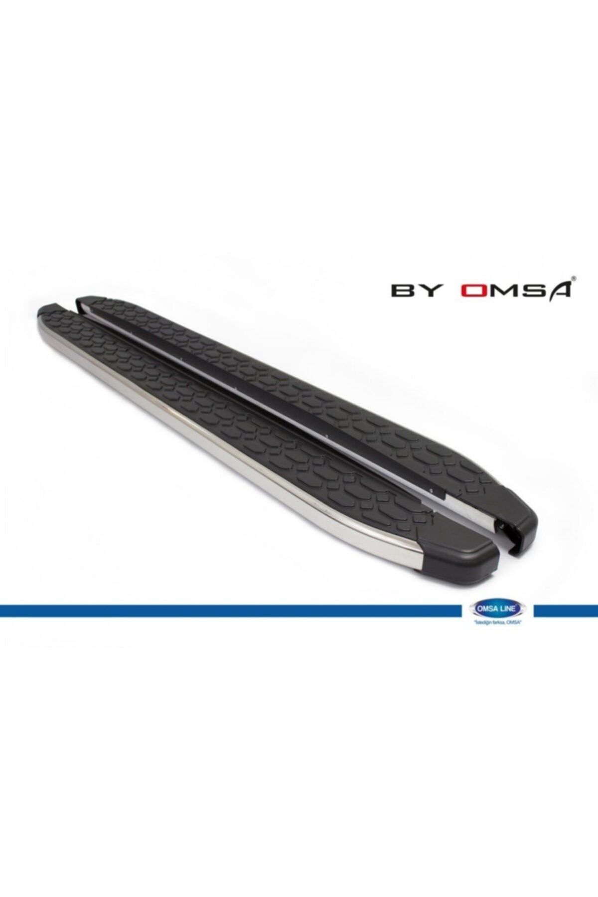 OmsaLine Mercedes Vito W447 U.ş Yan Basamak Koruma Blackline Aluminyum 2014- Ve Sonrası Omsa Line