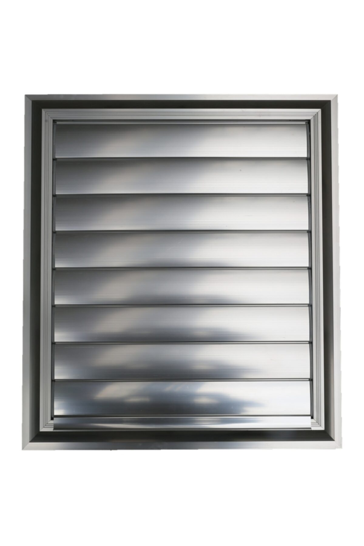 Temmenfez 55*40 Alüminyum Parlak Eloksal Menfez, Panjur - Yüzeysel Yapıştırma