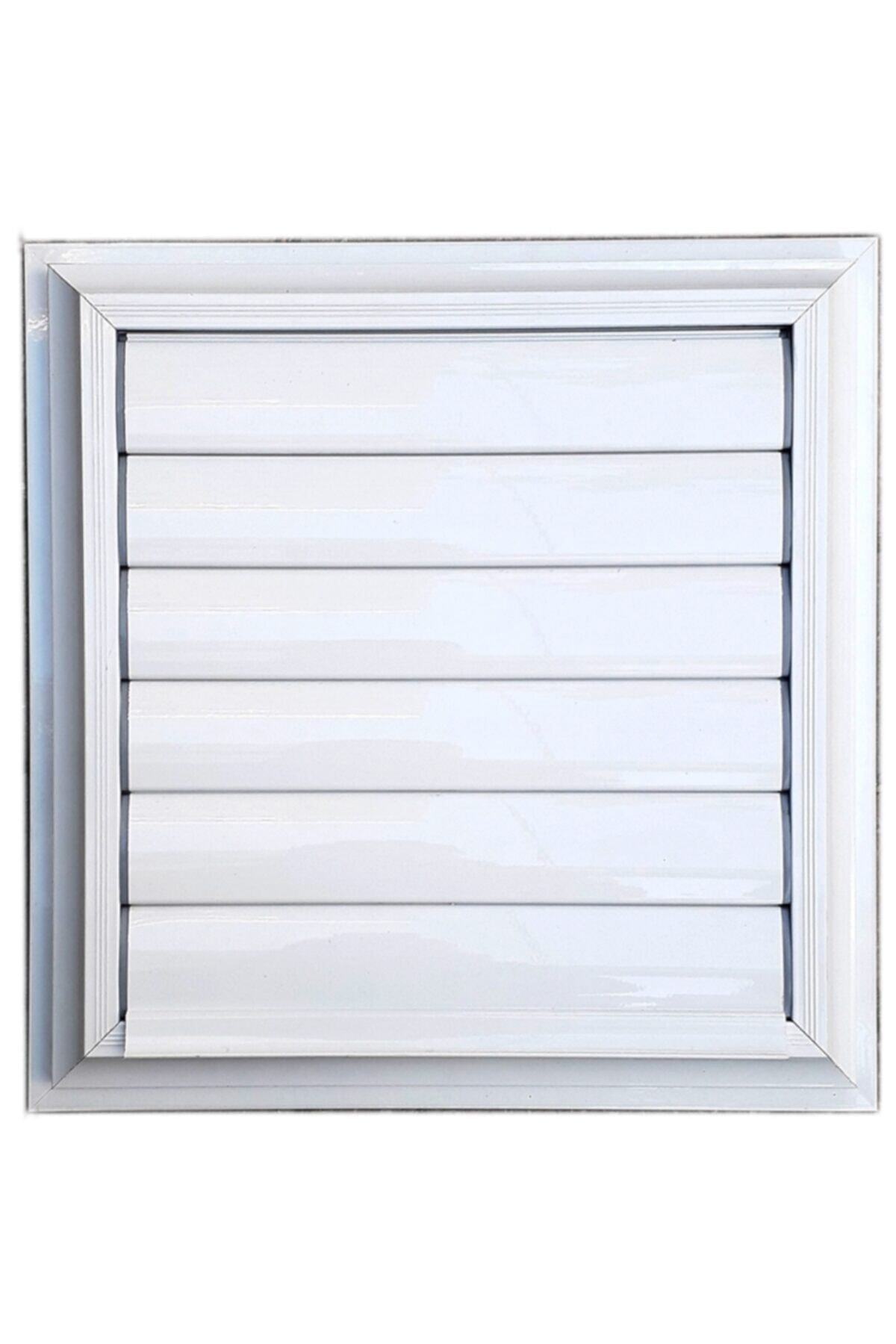 Temmenfez 50*50 Alüminyum Beyaz Menfez, Panjur - Yüzeysel Yapıştırma