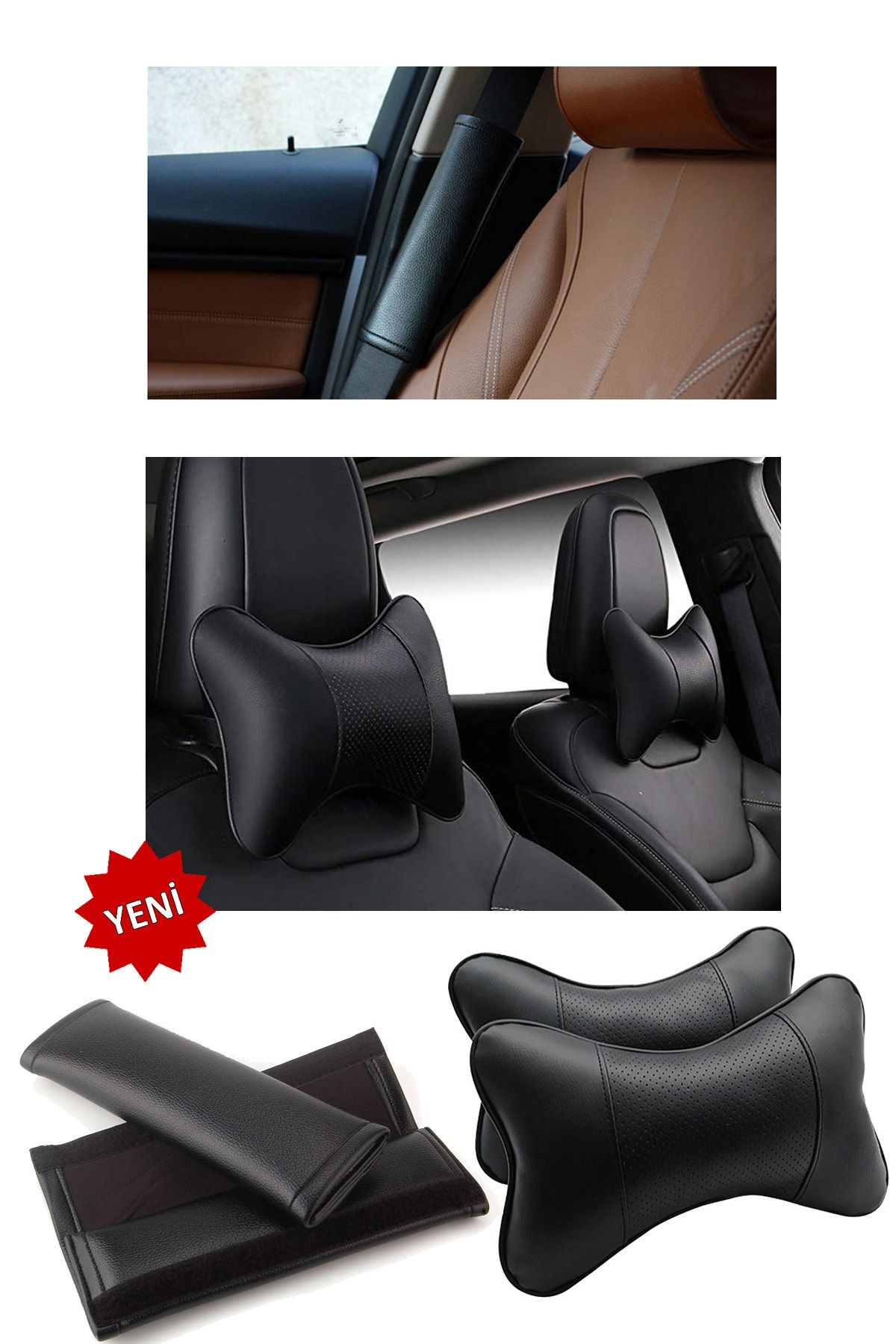 autofresh mercedes sprinter w906 uyumlu oto koltuk basligi ve kemer kilifi suni deri spor luks set fiyati yorumlari trendyol