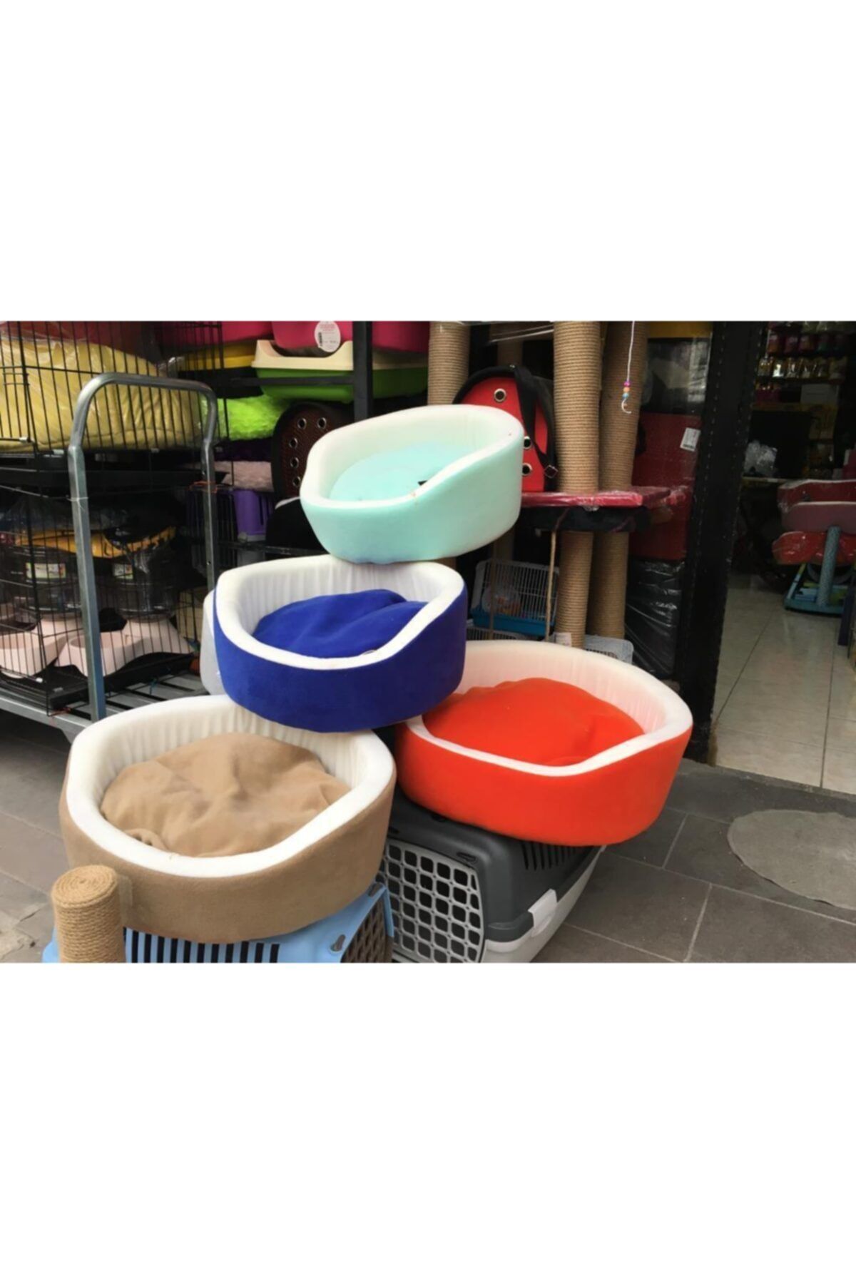 Bedspet Ağızlıklı Sepet Kedi Köpek Yuvası No:2