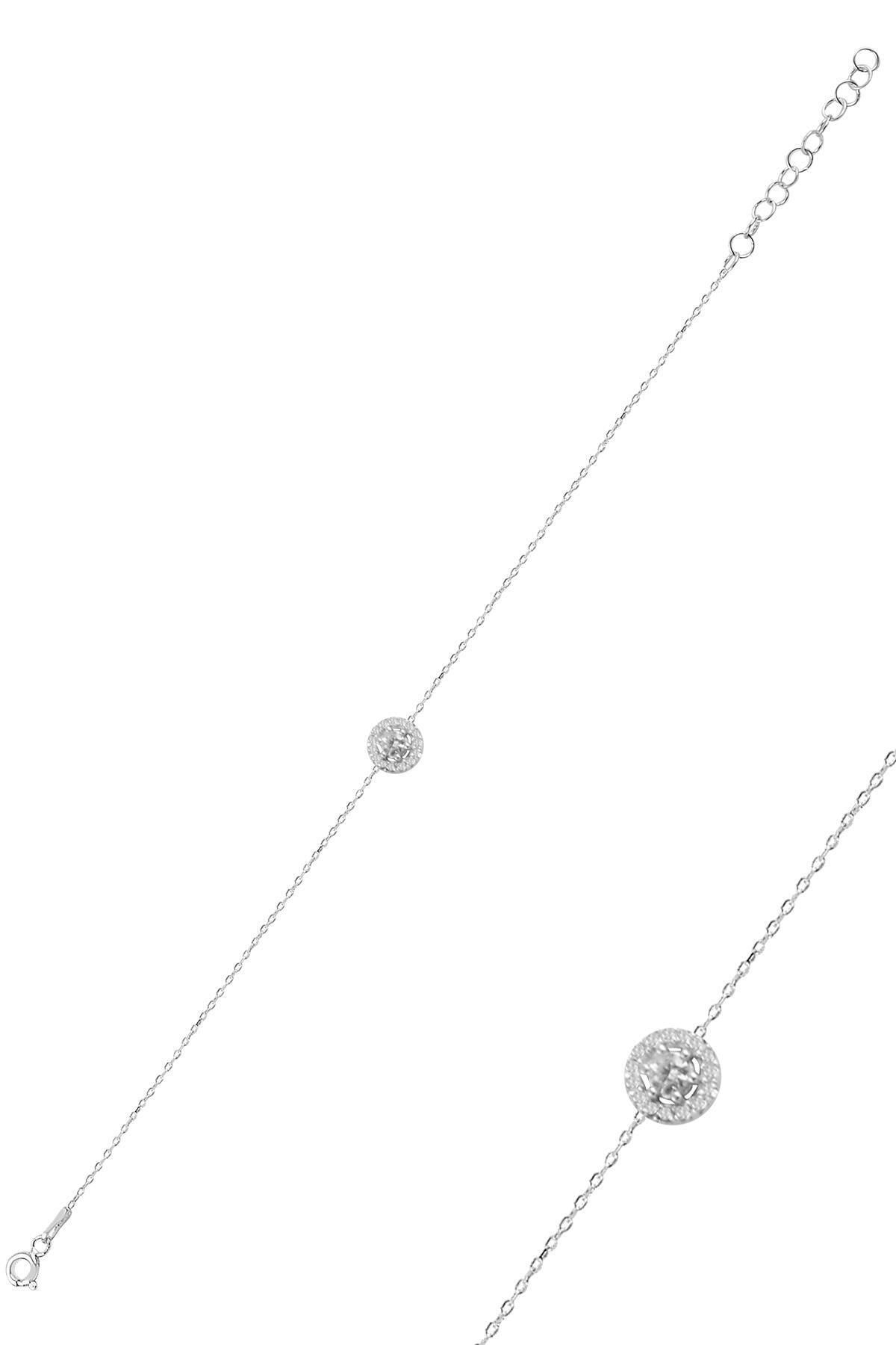 Söğütlü Silver Gümüş Pırlanta Bileklik