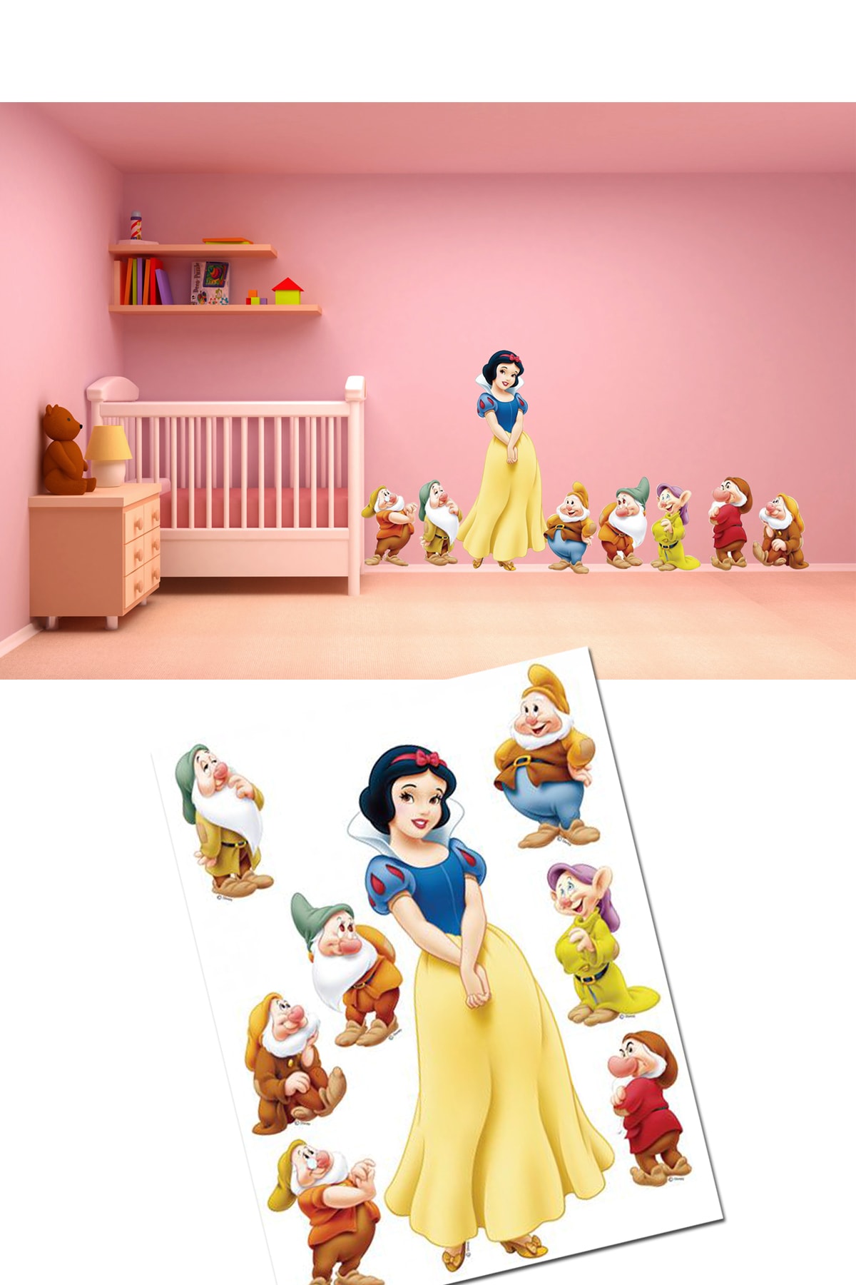 Ev Aski Pamuk Prenses Ve Yedi Cuceler Duvar Kaplama Fiyati Yorumlari Trendyol