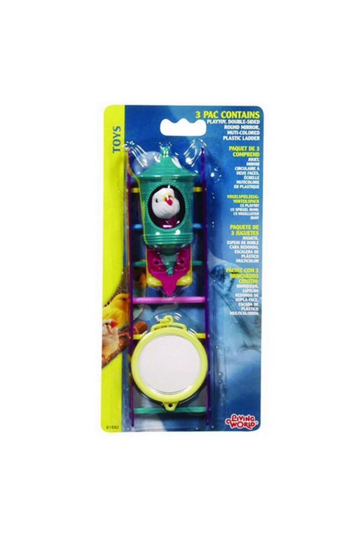 Hagen Plastik 3’lü Kuş Oyuncağı Seti