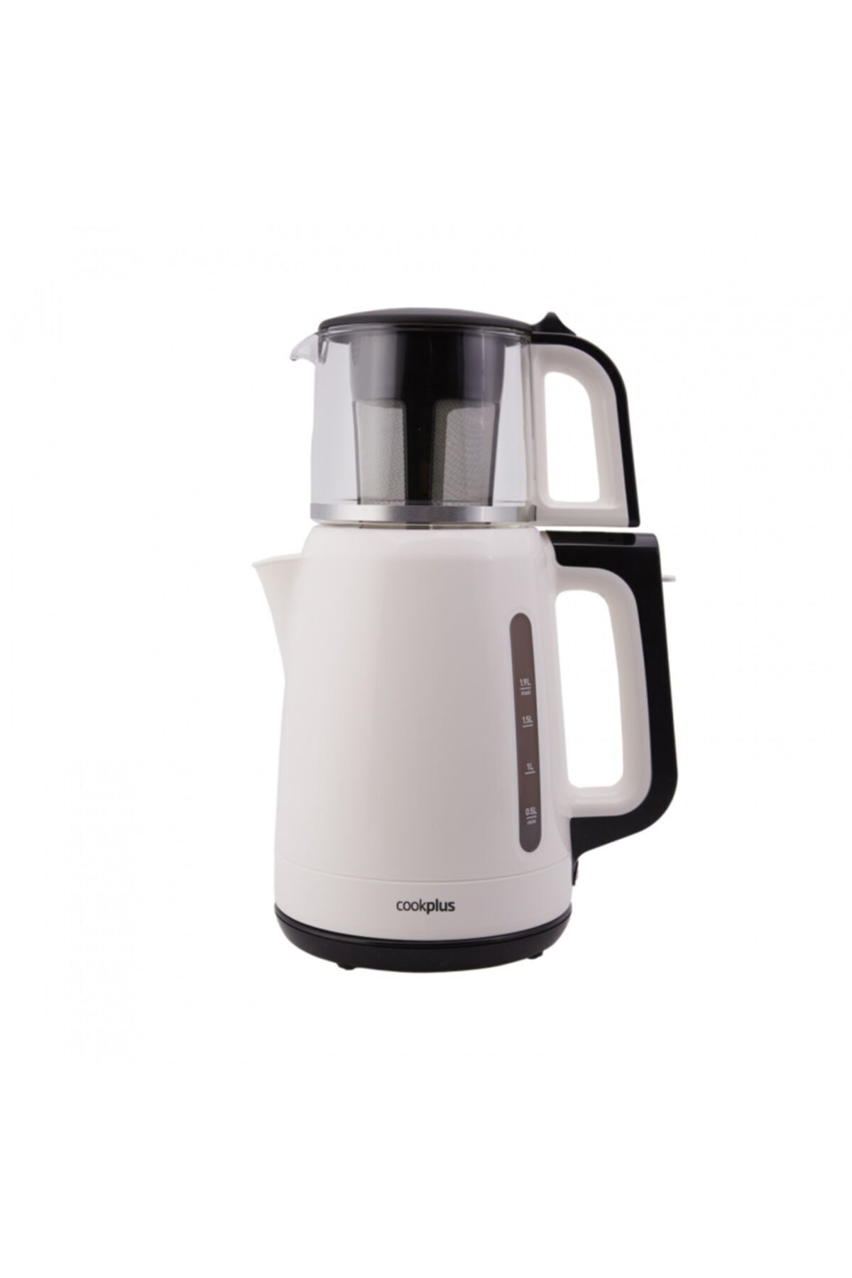 Karaca Cookplus Yeni 1501 Enerji Tasarruflu Kettle Çay Makinesi Krem