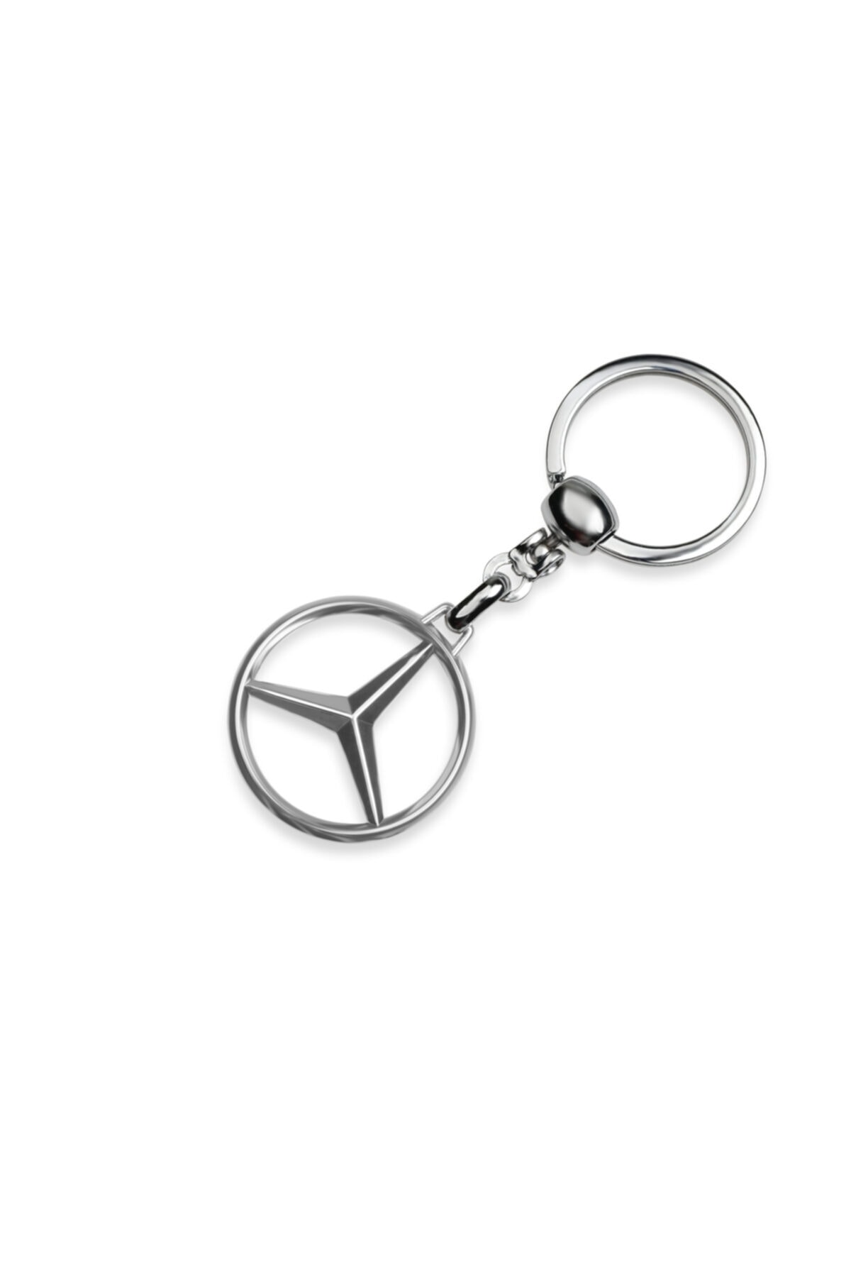 Modül 1. Kalite - Mercedes Logolu Anahtarlık.krom Kaplamalı Yüksek Kaliteli
