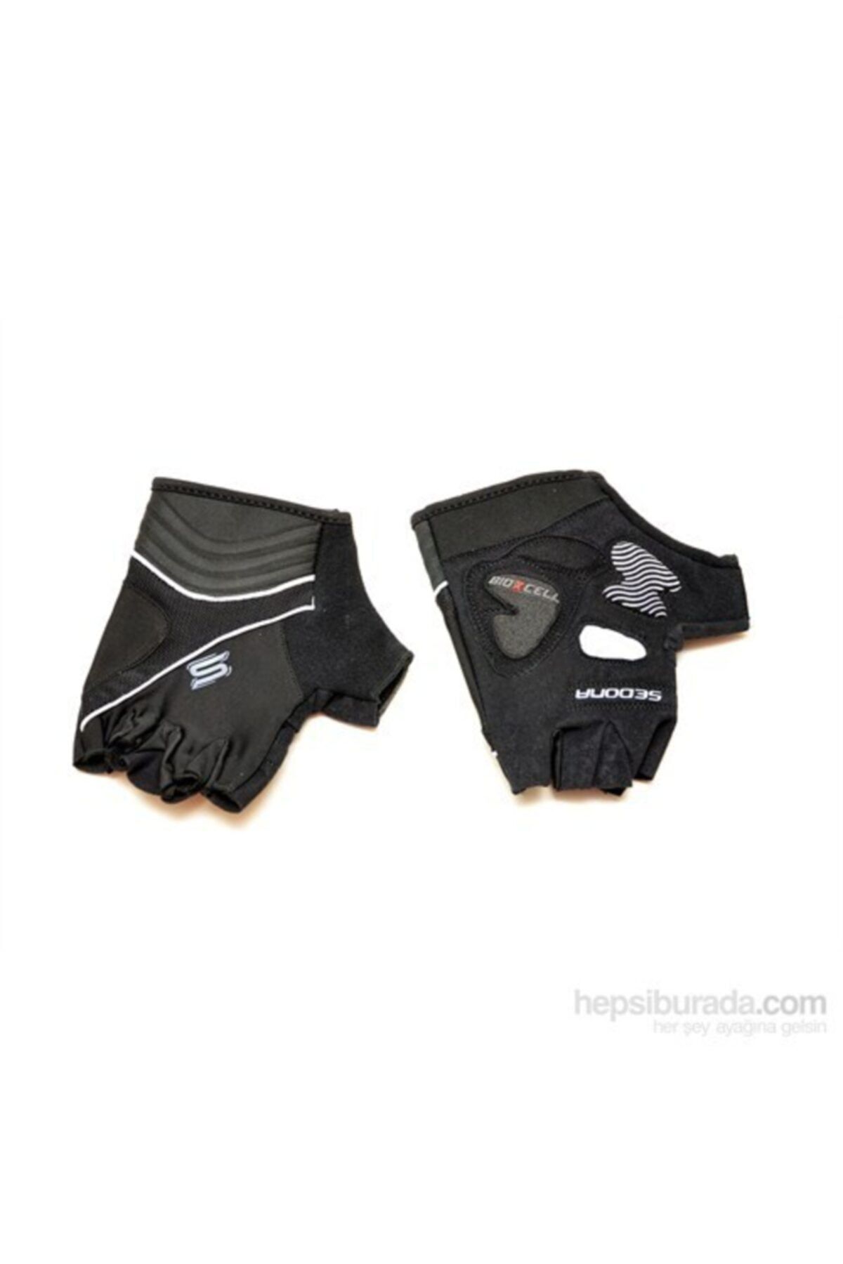 Sedona Unisex Siyah Eldiven Kısa Parmak Cırtlı Small Pk-812-087 300003 U231363 /
