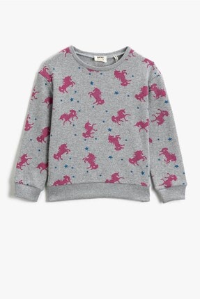 Koton Kids Koton Kız &Ccedil;ocuk Sweat Kar-melanj