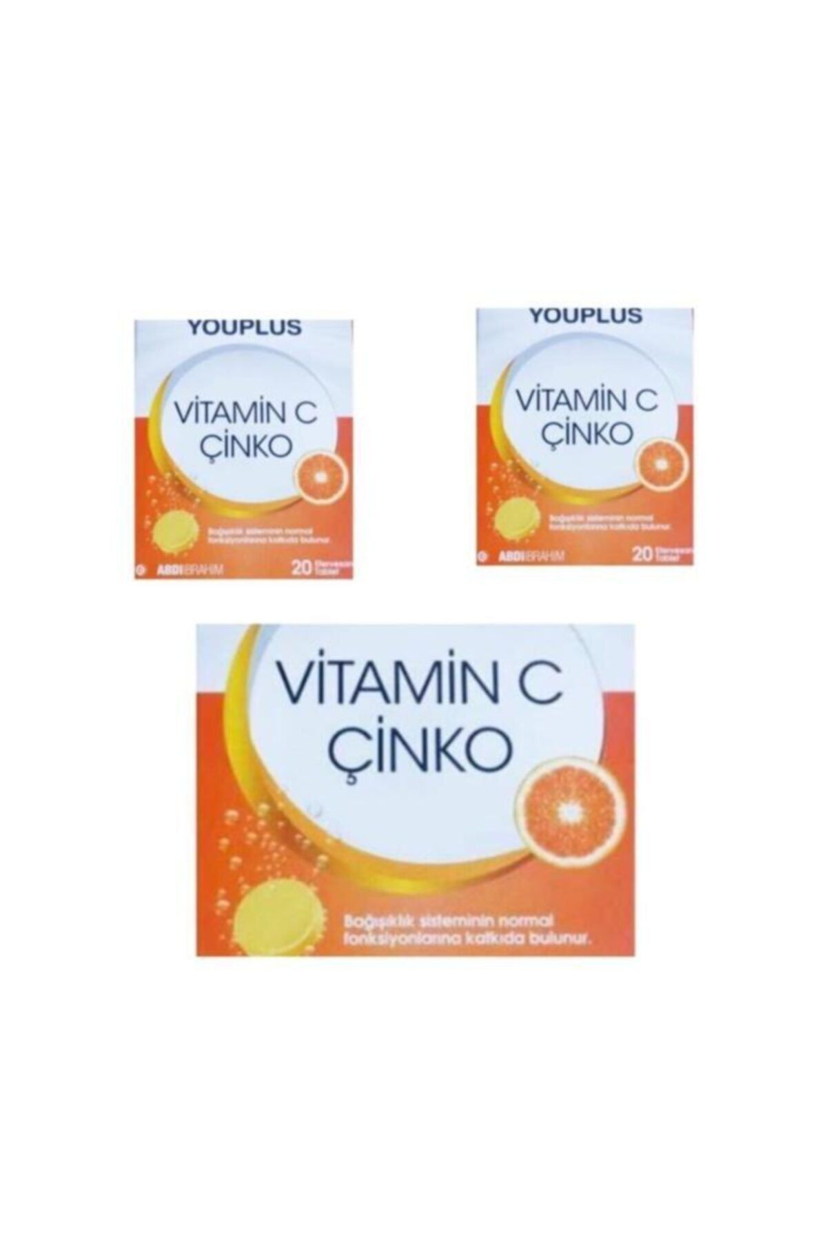 Youplus You-plus Vıtamin C & Çinko & Propolis 20 Efervesan Tablet 3'lü Paket