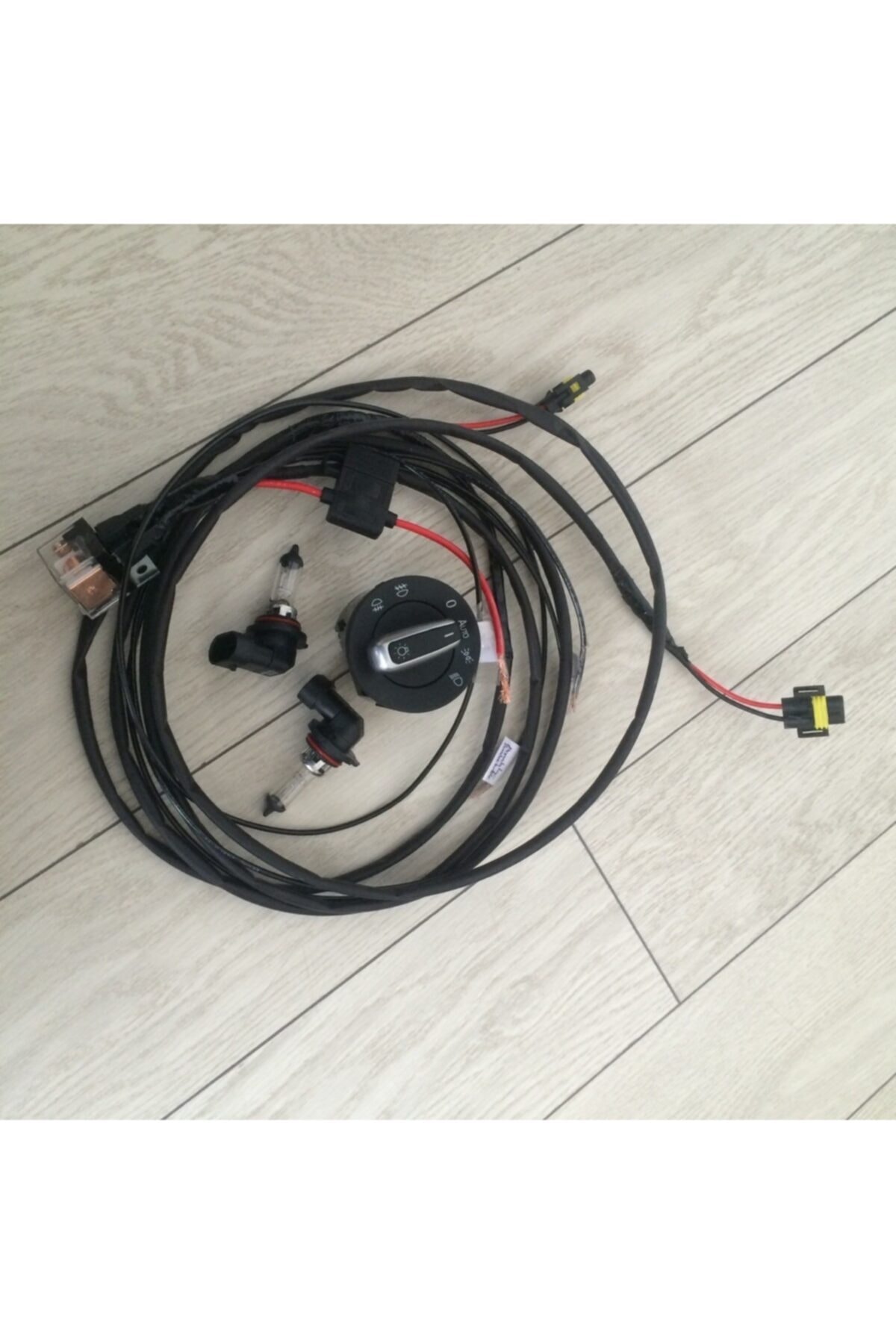 WOLCAR Vw Transporter T4 Anahtarlı Ampullü Duylu Sis Farı Tesisatı