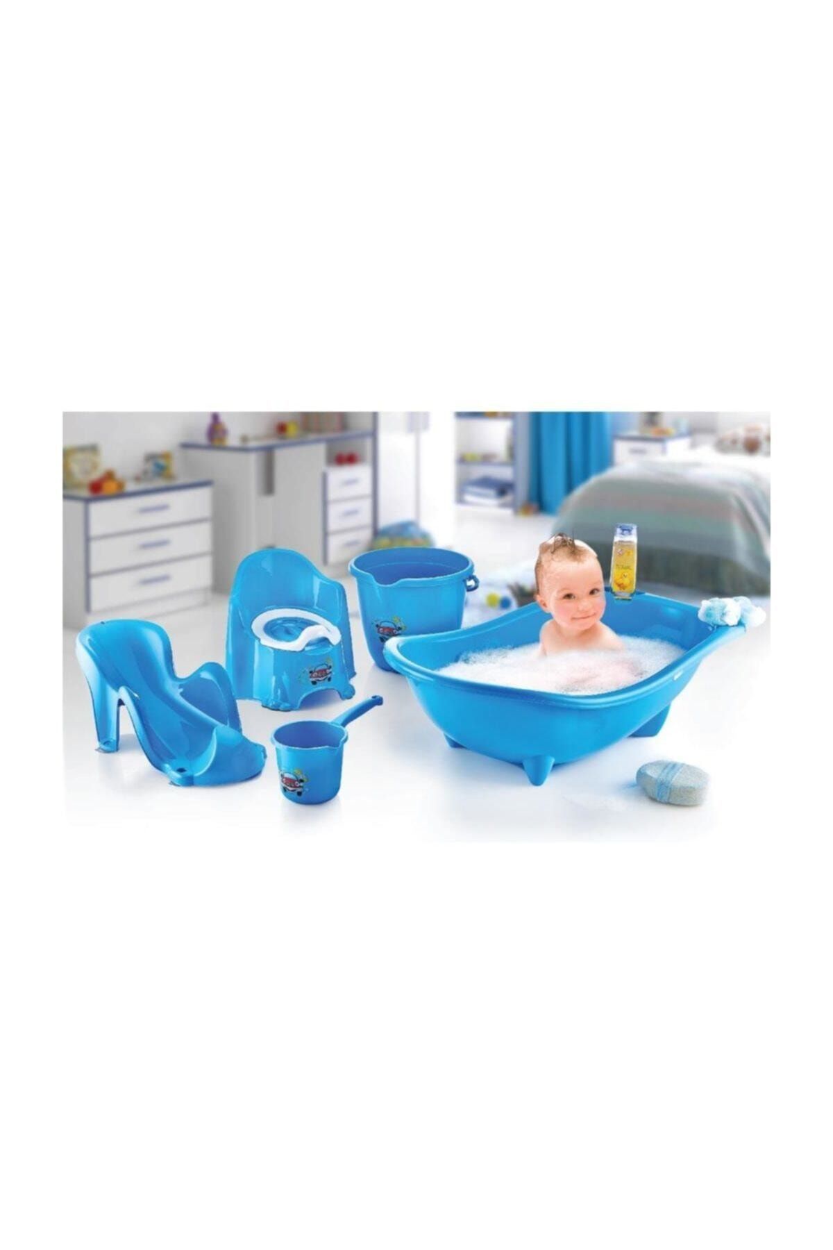 dunya plastik plastik kuvet seti bebek banyo kuvet takimi 5 li set fiyati yorumlari trendyol