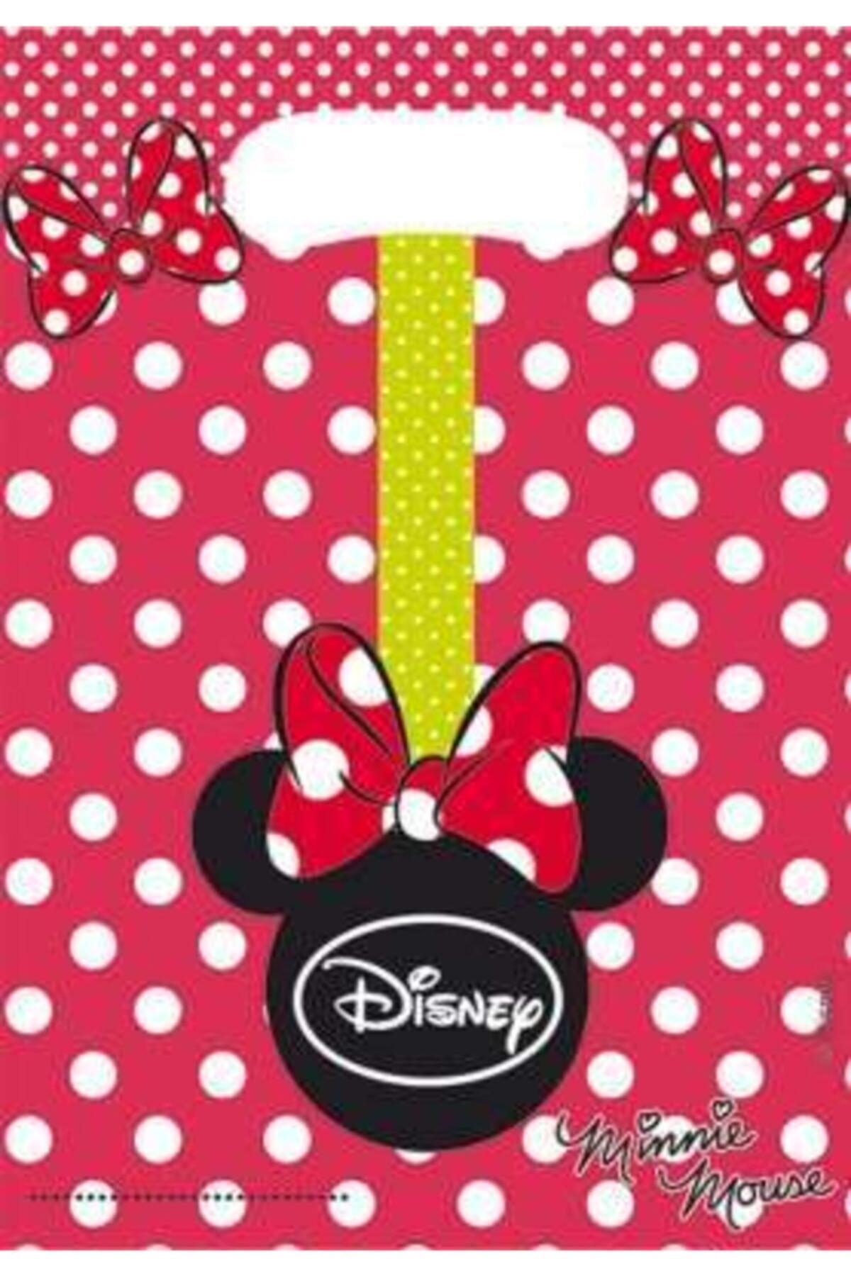 Parti Dünyası Minnie Mouse Puanlı Hediye Poşeti 6 Adet