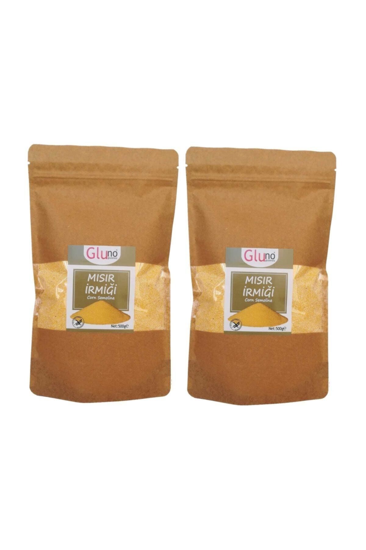 Gluno Glutensiz Mısır Irmiği 500 gr  x 2 Adet