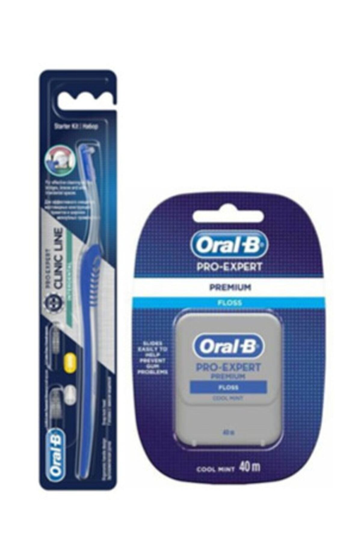 OralB Oral B Interdental Arayüz Fırçası + Pro Expert Cool Mint Diş Ipi 40 Metre