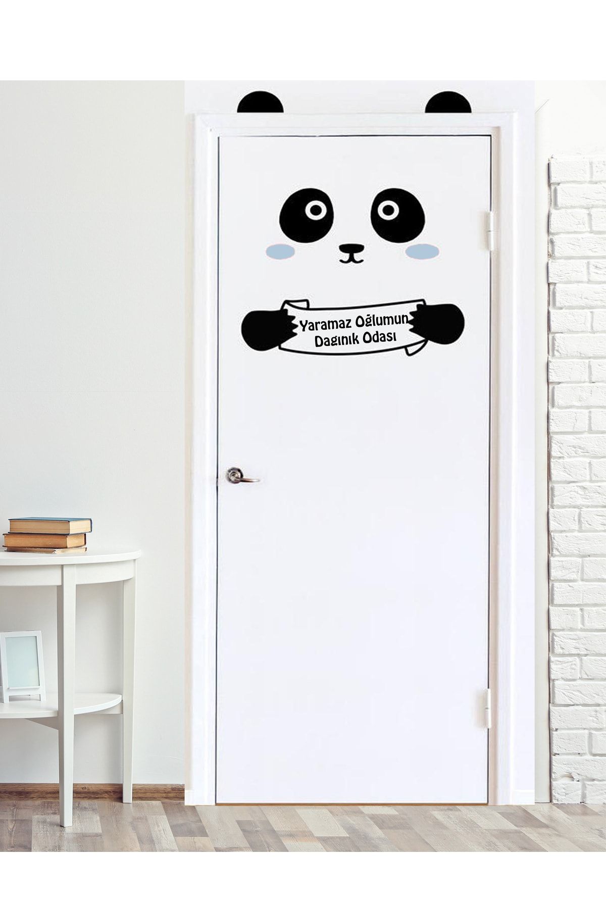 Sim Tasarım Panda Kapı Sticker