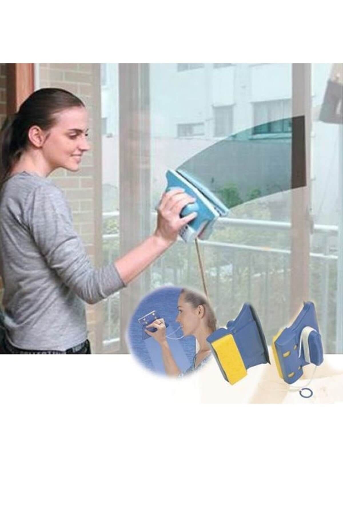 HAYATINIZI KOLAYLAŞTIRIN Mıknatıslı Çift Taraflı Cam Silici
