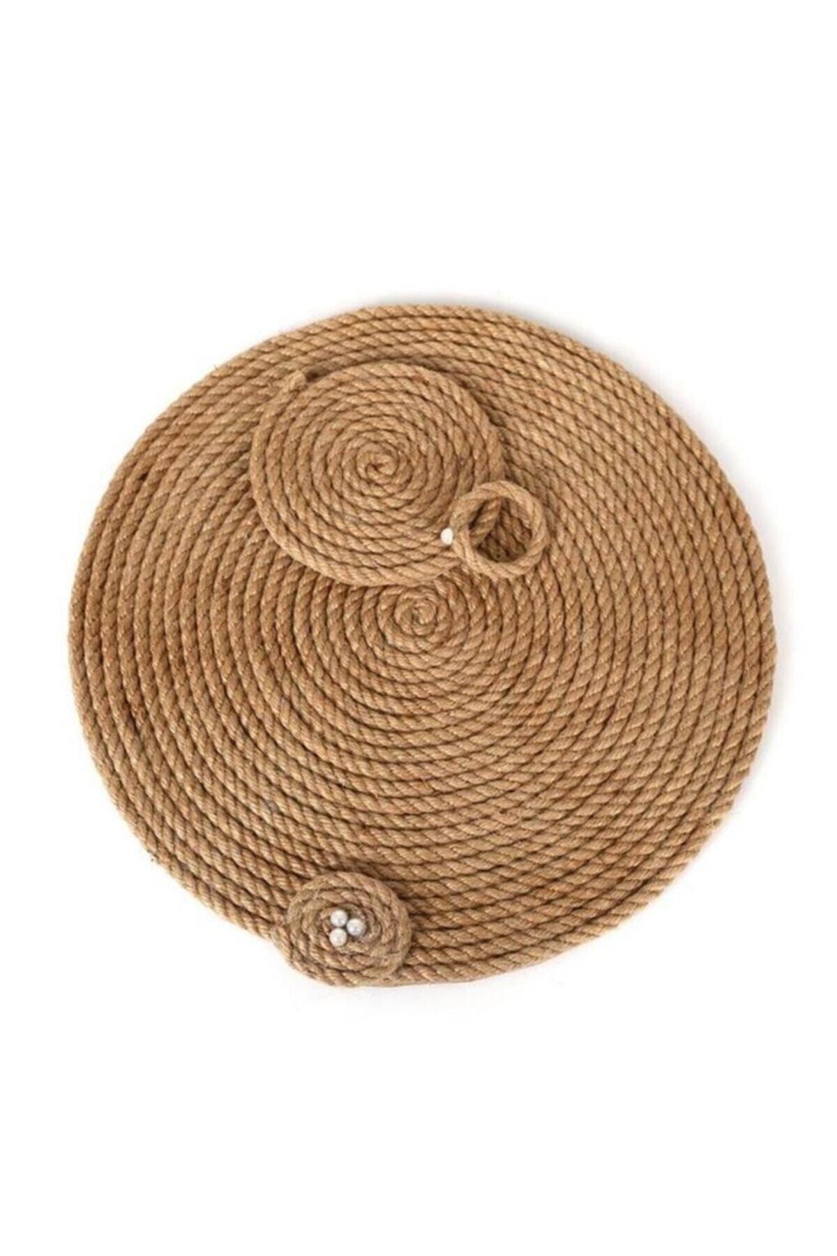Badem10 40 Mm 10 Metre Jüt Halat Kendir Urgan Süsleme Kırnap Hasır Ip