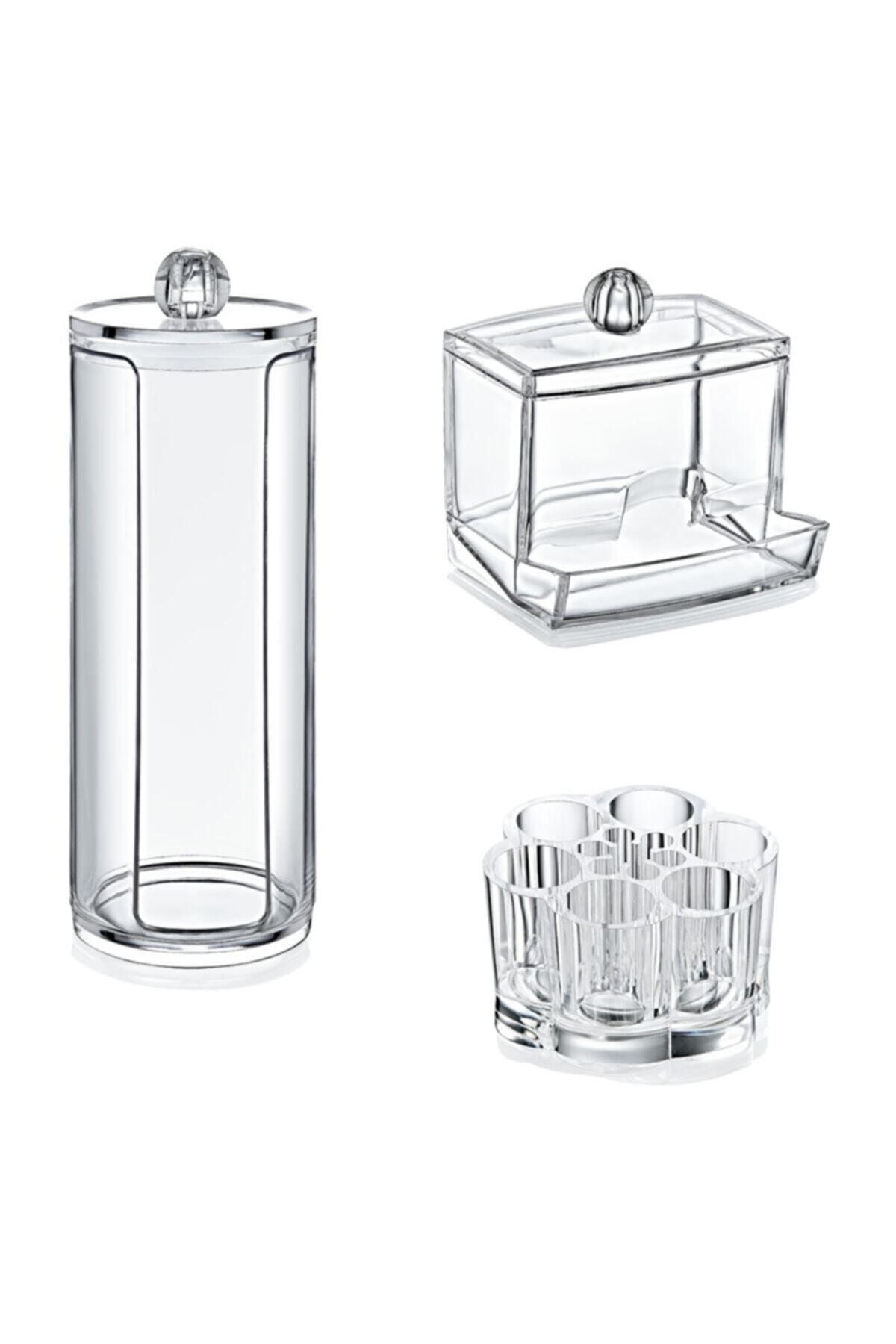 Fatoş Home 3'lü Makyaj Organizer Set