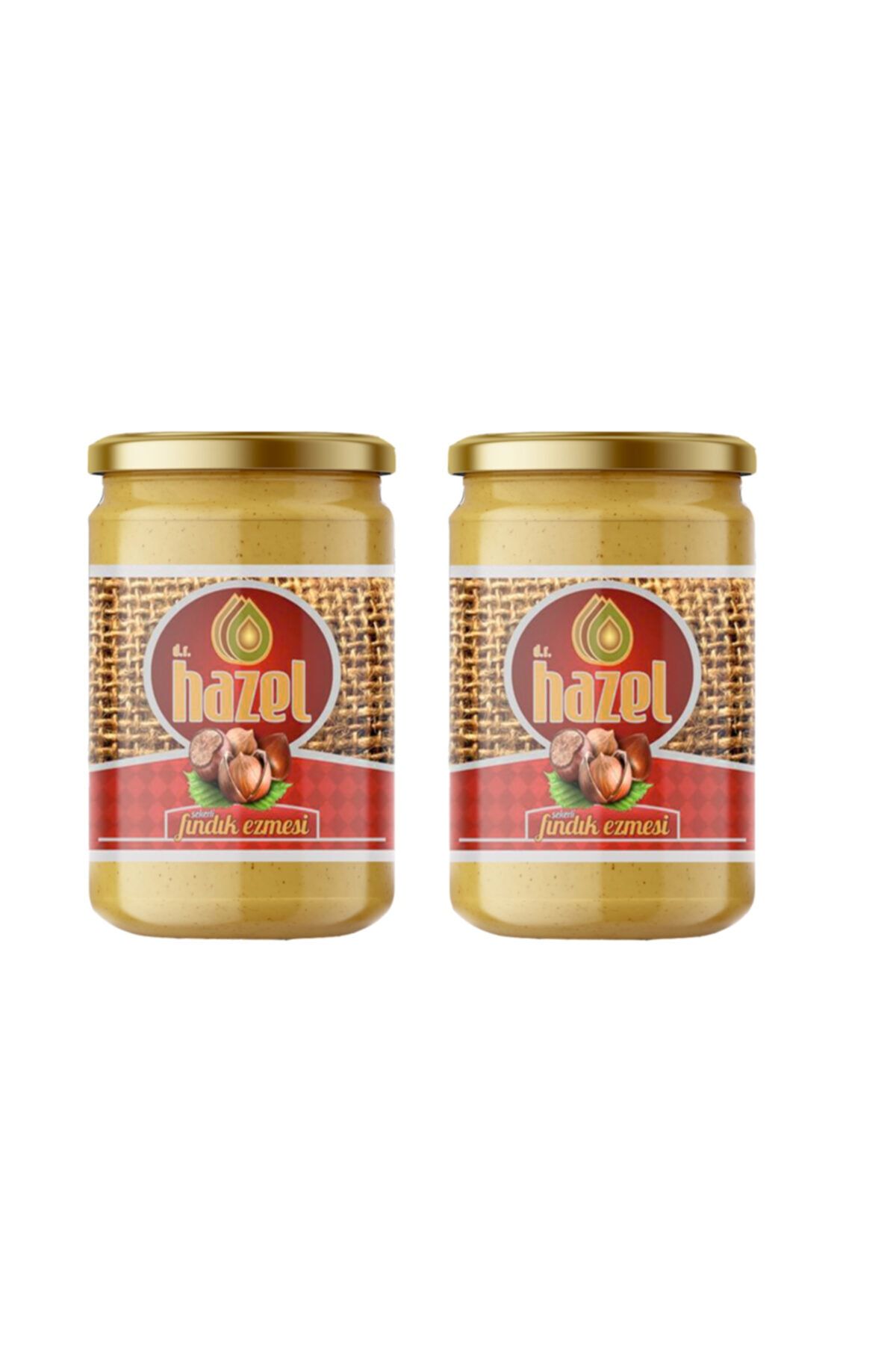 Dr.Hazel Şekerli Fındık Ezmesi 600gr (2 X 600GR)
