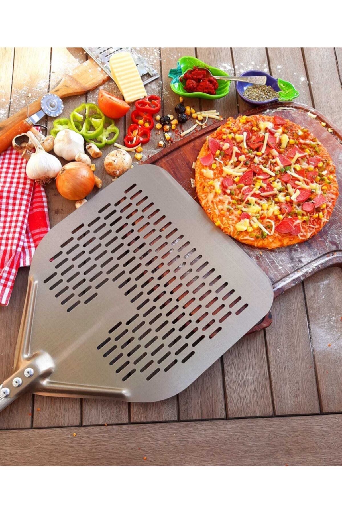 gns aluminyum pizza firin kuregi 36 cm pizza kuregi aluminyum 36 cm fiyati yorumlari trendyol
