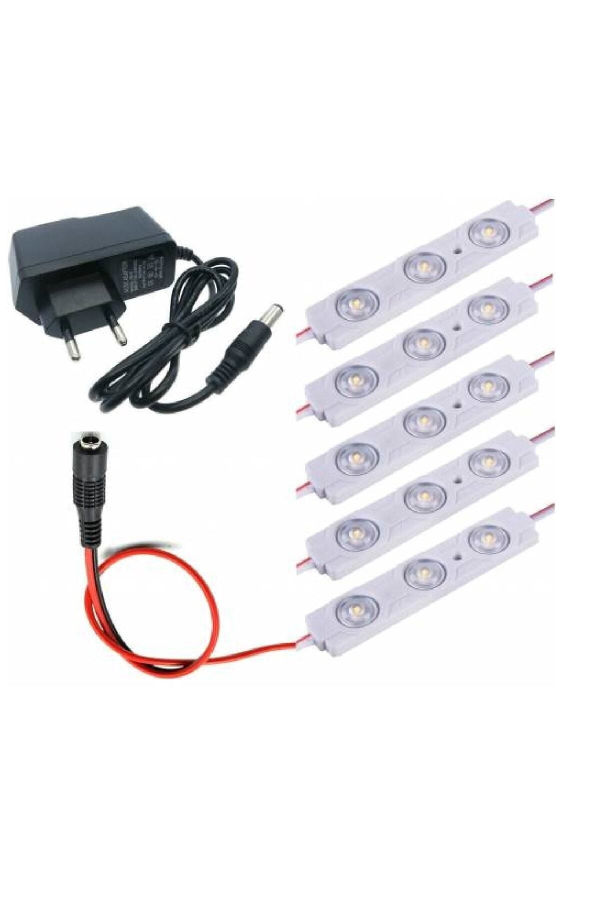 ARMATÜRK 5li Beyaz Akvaryum, Mutfak, Lavabo Led Led Modül Aydınlatma