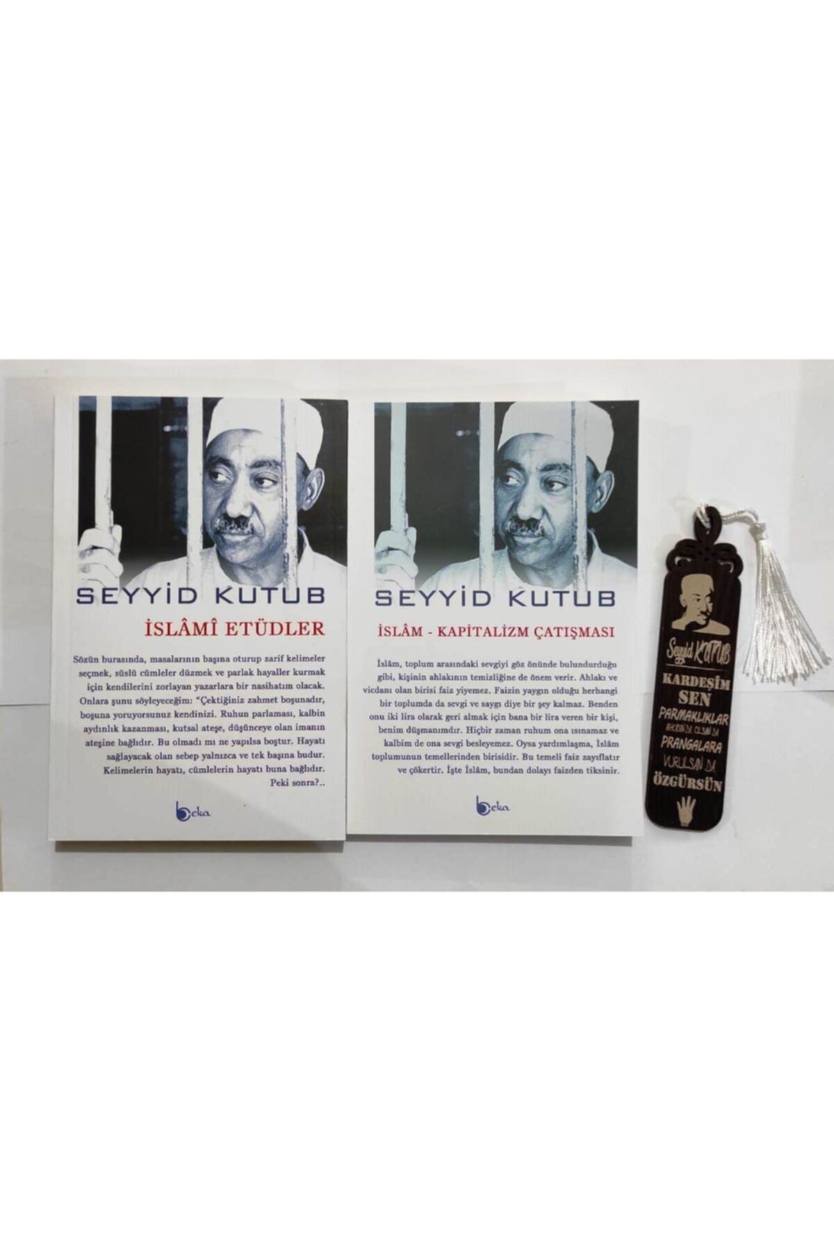 Beka Yayınları Islami Etüdler+islam-kapitalizm Çatışması Seyyid Kutub Ahşap Ayracı Hediye