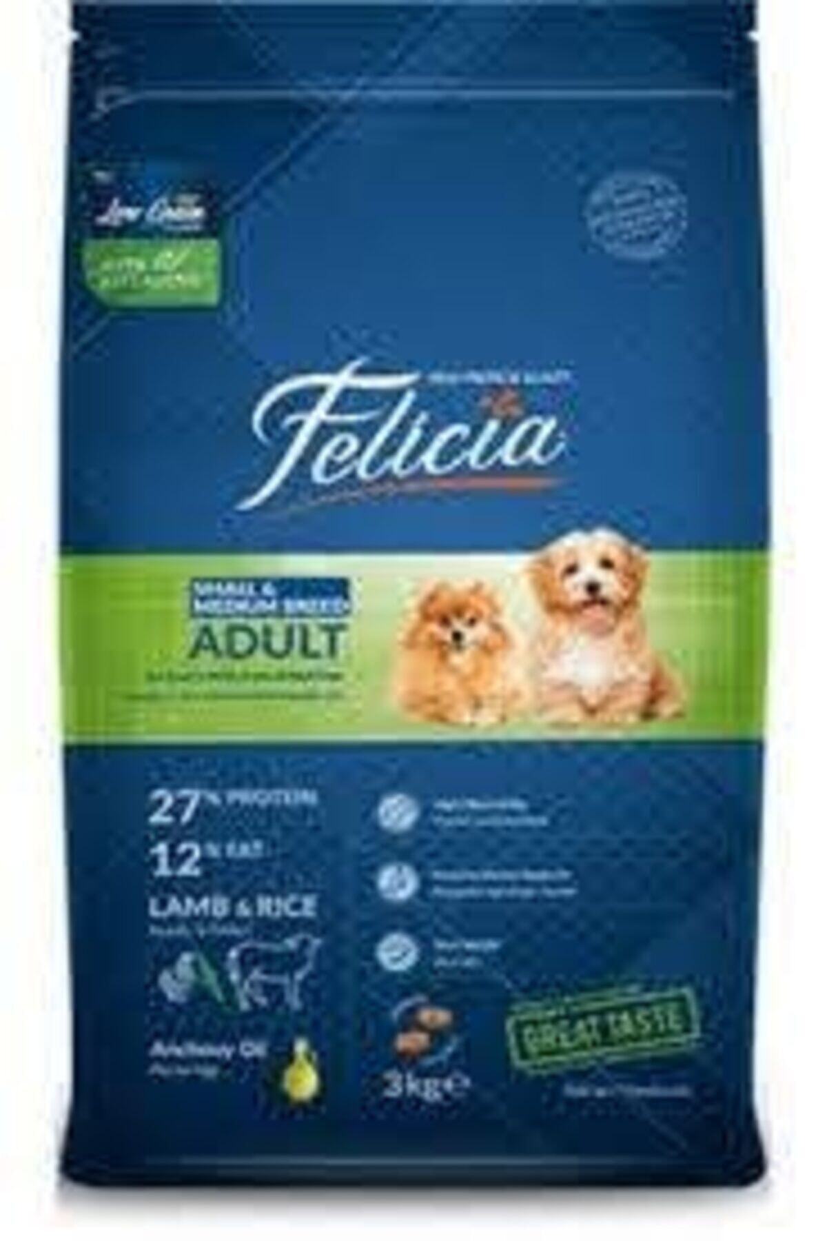 Felicia Adult Small&Mini Kuzu Etli Yetişkin Köpek Maması 6 kg