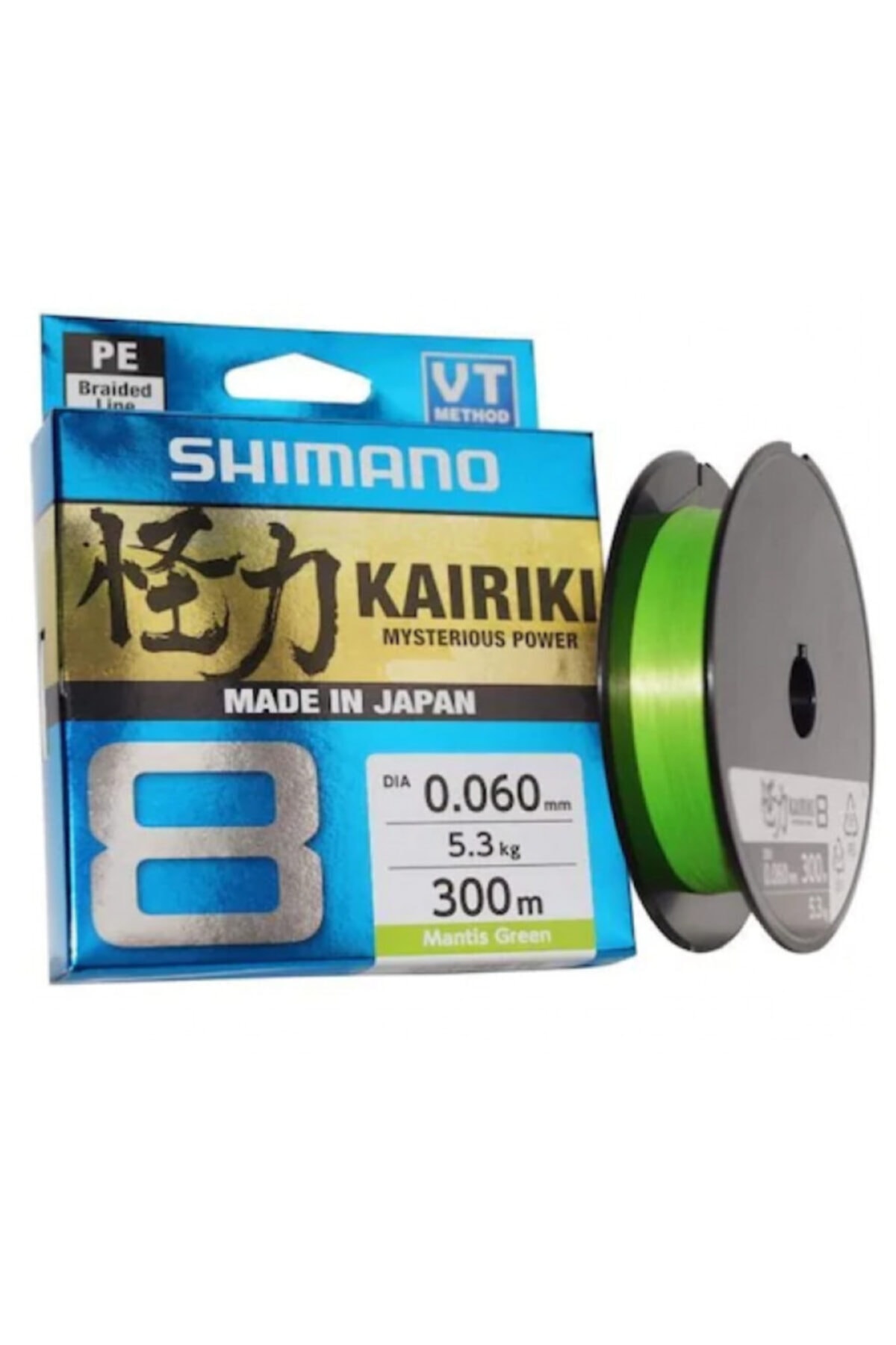 Shimano Kairiki X8 Mantis Green 150 Mt Ip Misina 0,160 Mm