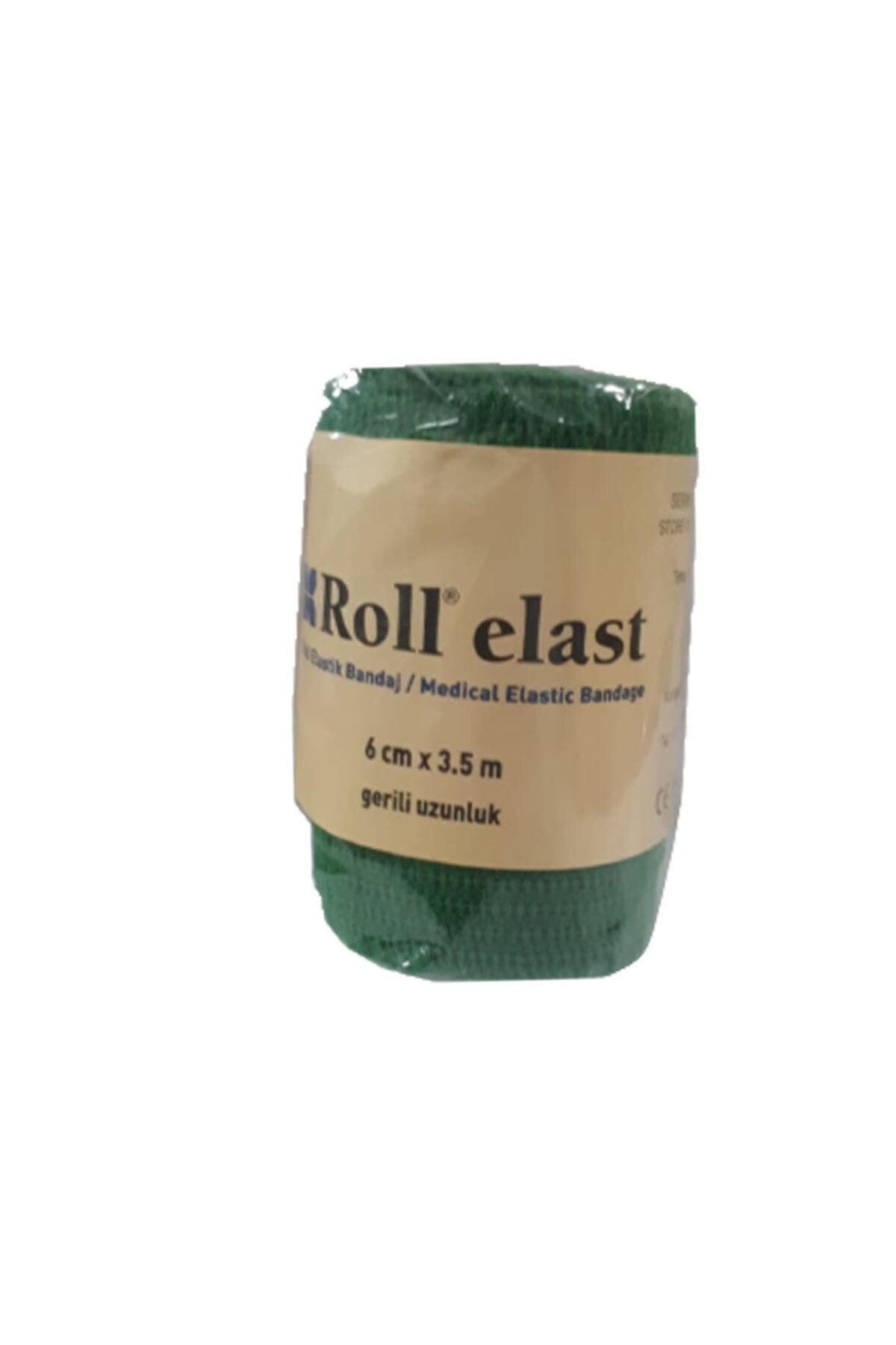 Roll Elast Elastik Bandaj 6 Cm X 3.5 Cm Yeşil