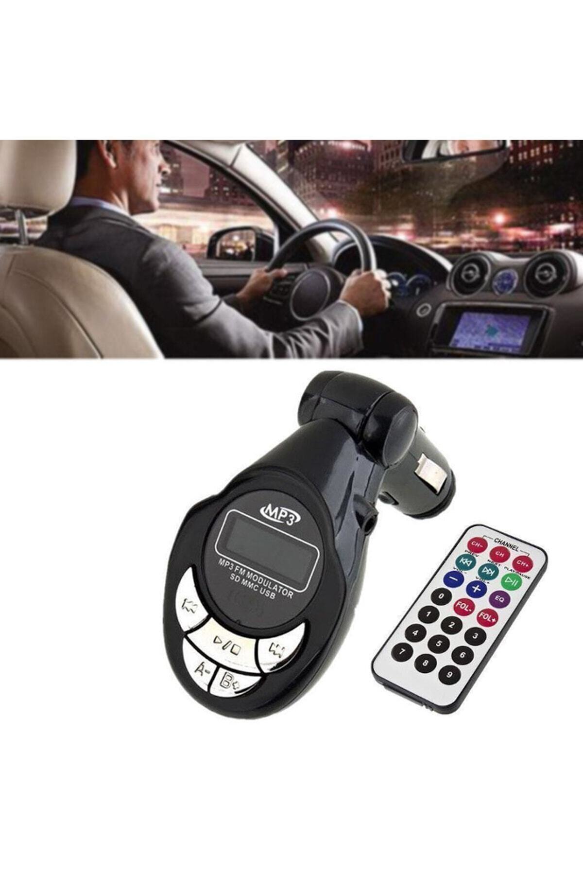 techmaster arac icin kumandali mp3 calar fm transmitter aux usb sd fiyati yorumlari trendyol