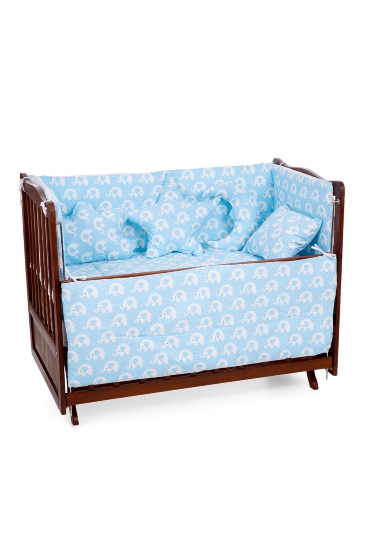 Sluupy Mavi Fil Uyku Seti 70x130 Cm 7 Parça