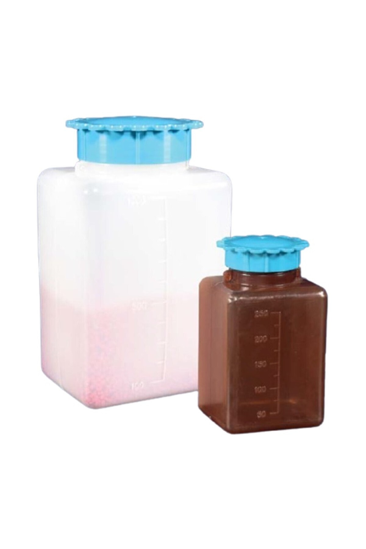 ISOLAB 061.07.901 Şişe - P.e - Şeffaf - Geniş Boyun - Vidalı Kapaklı - 1000 Ml (50 Adet)