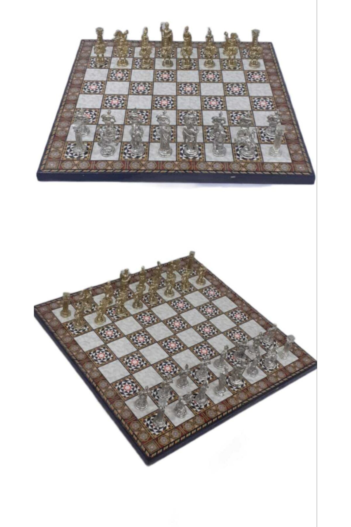 Royal Shop Metal Figürlü Lüks Satranç Takımı No:2 Rs1002