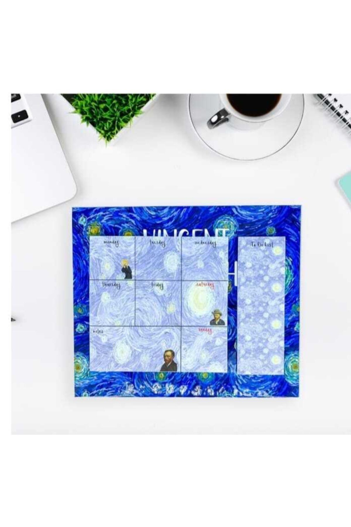 Kari Vera Van Gogh Planner Haftalık Planlayıcı + To Do List