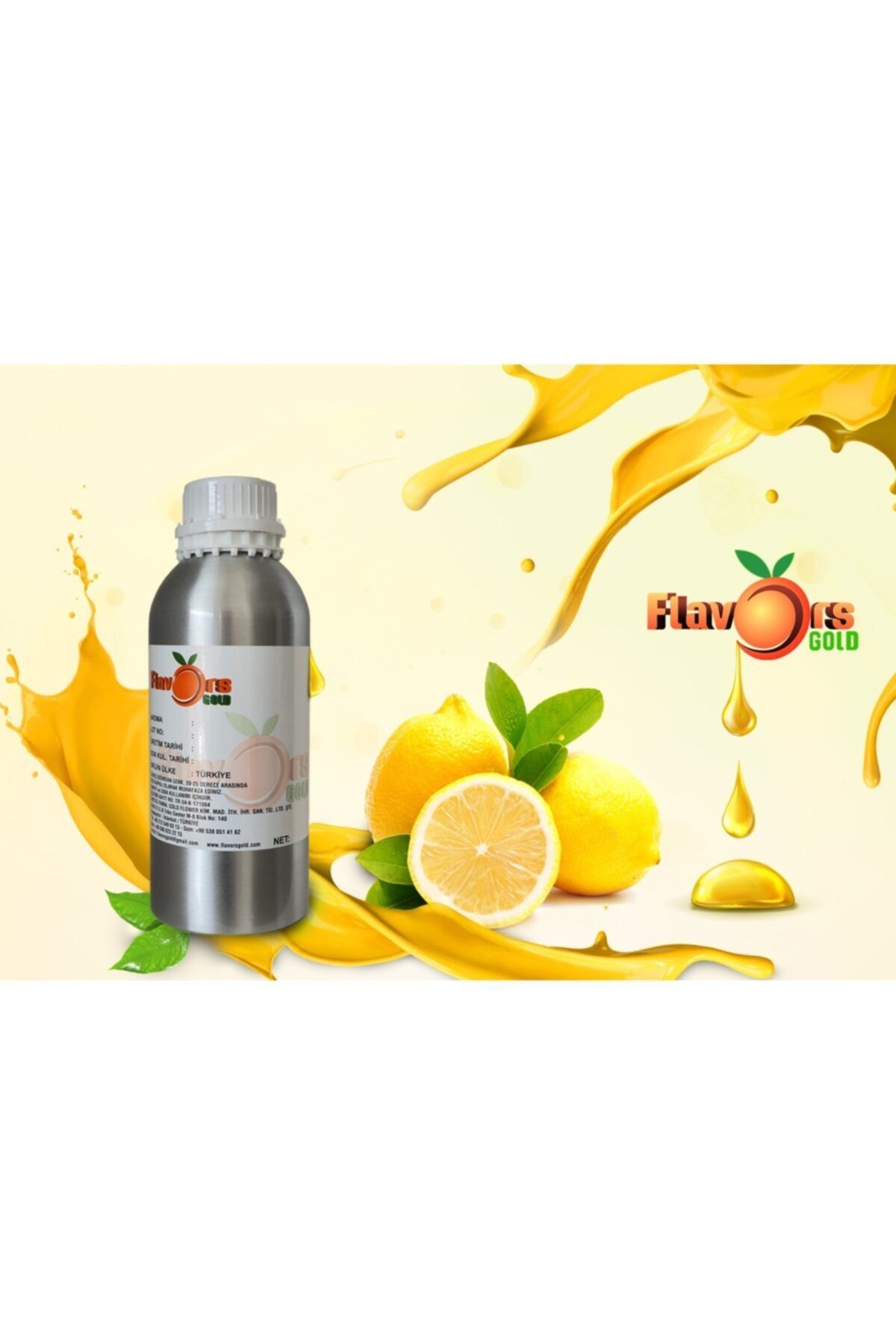 GOLD FLAVORS Limon Emülsiyon Aroması